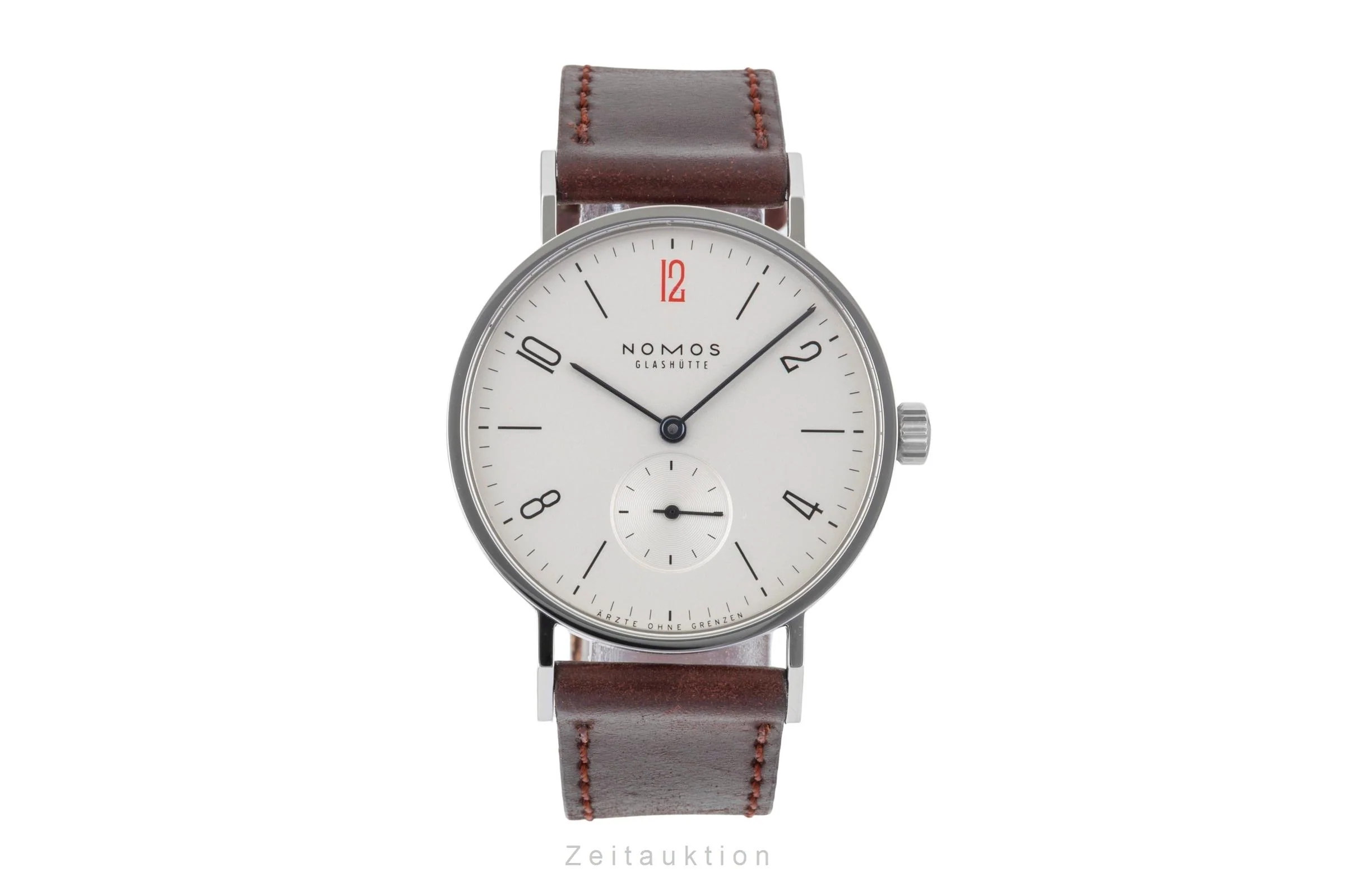 Nomos Tangente steel manual winding men's watch Tangente Ärzte ohne Grenzen Limited  [2600811] - Image 5