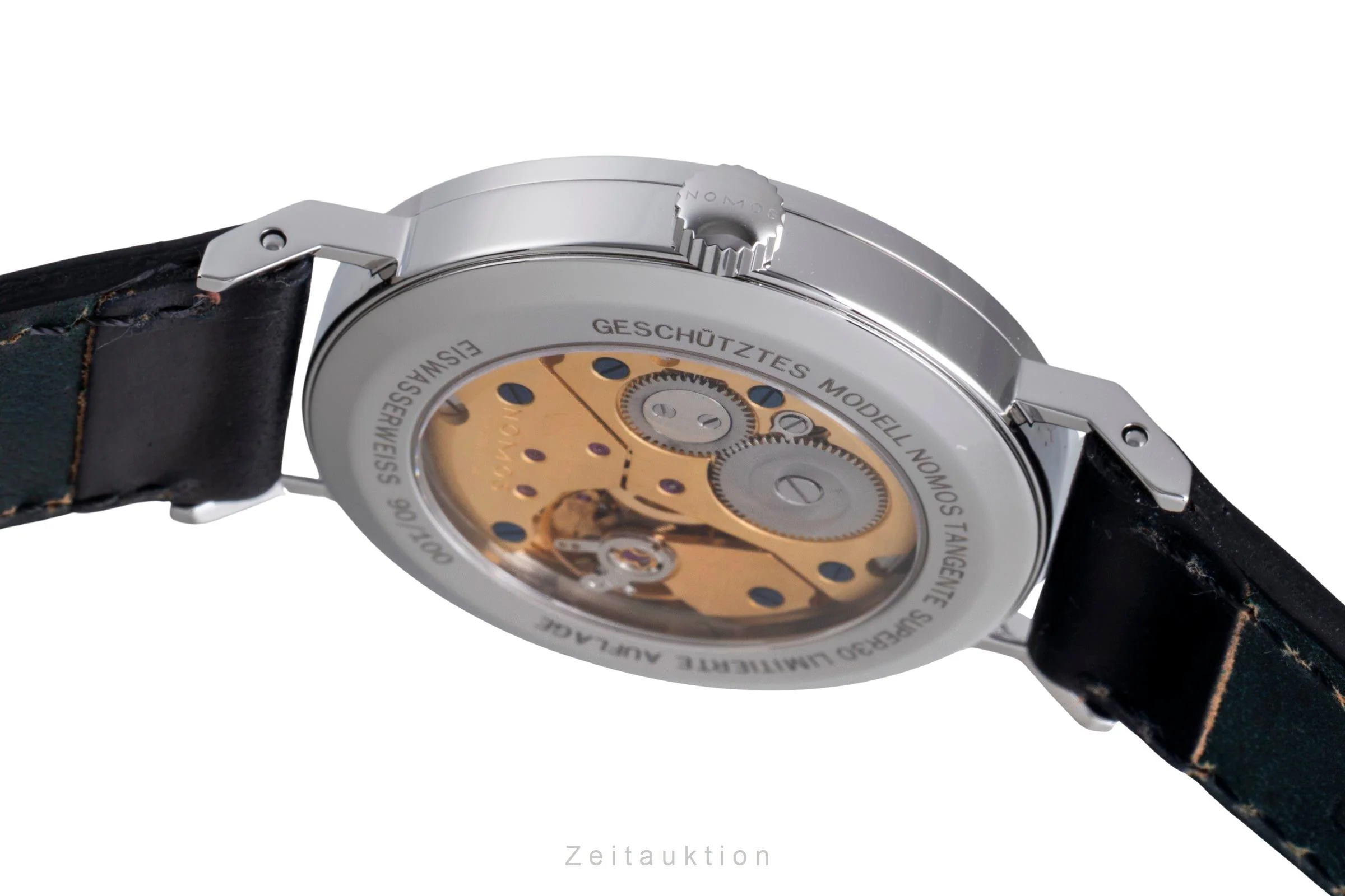 Nomos Tangente steel manual winding men's watch Tangente Super 30 Eiswasserweiss Limited  [2507360] - Image 12