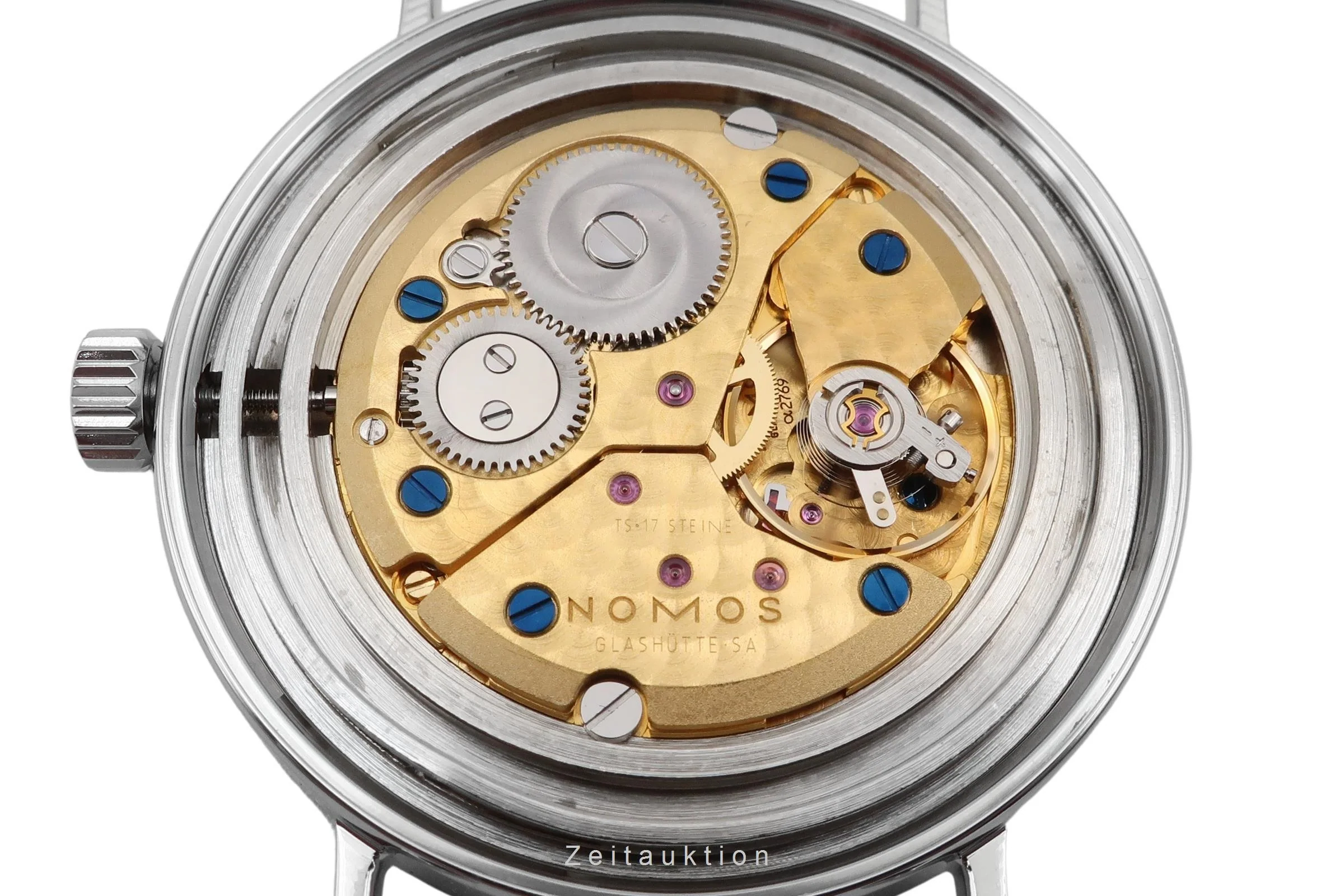 Nomos Tangente steel manual winding men's watch Tangente Super 30 Eiswasserweiss Limited  [2507360] - Image 15