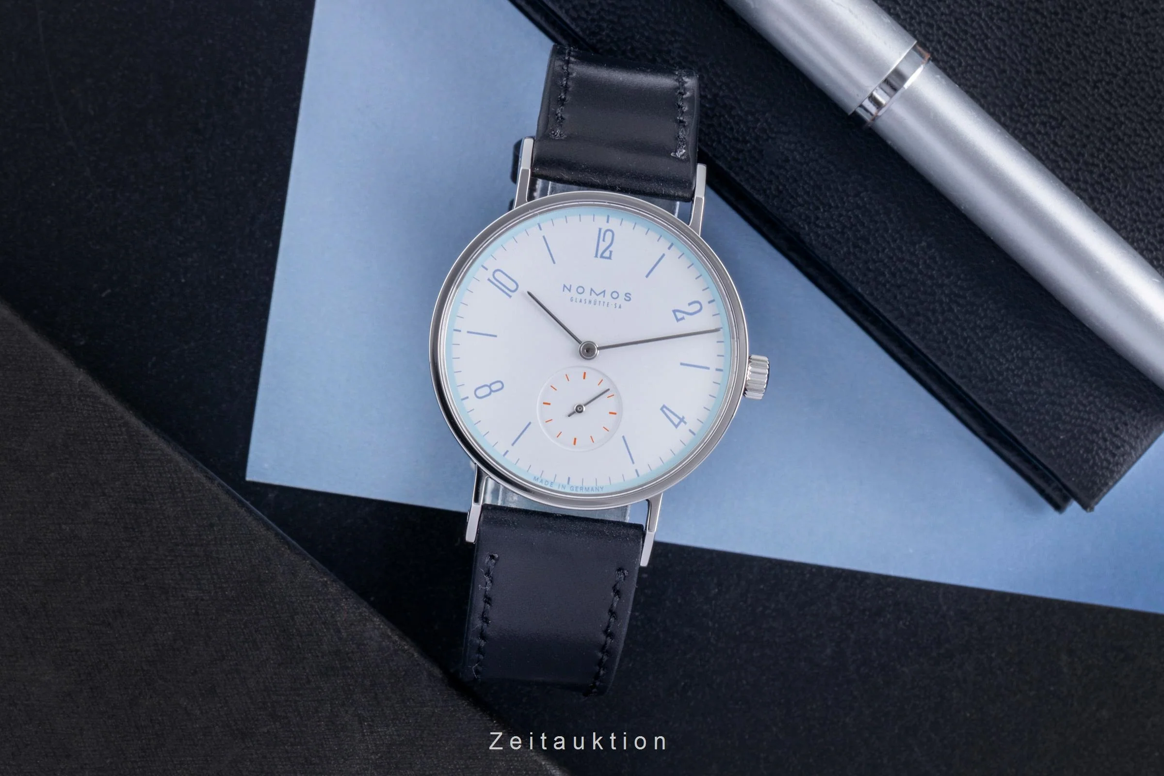 Nomos Tangente steel manual winding men's watch Tangente Super 30 Eiswasserweiss Limited  [2507360] - Image 4
