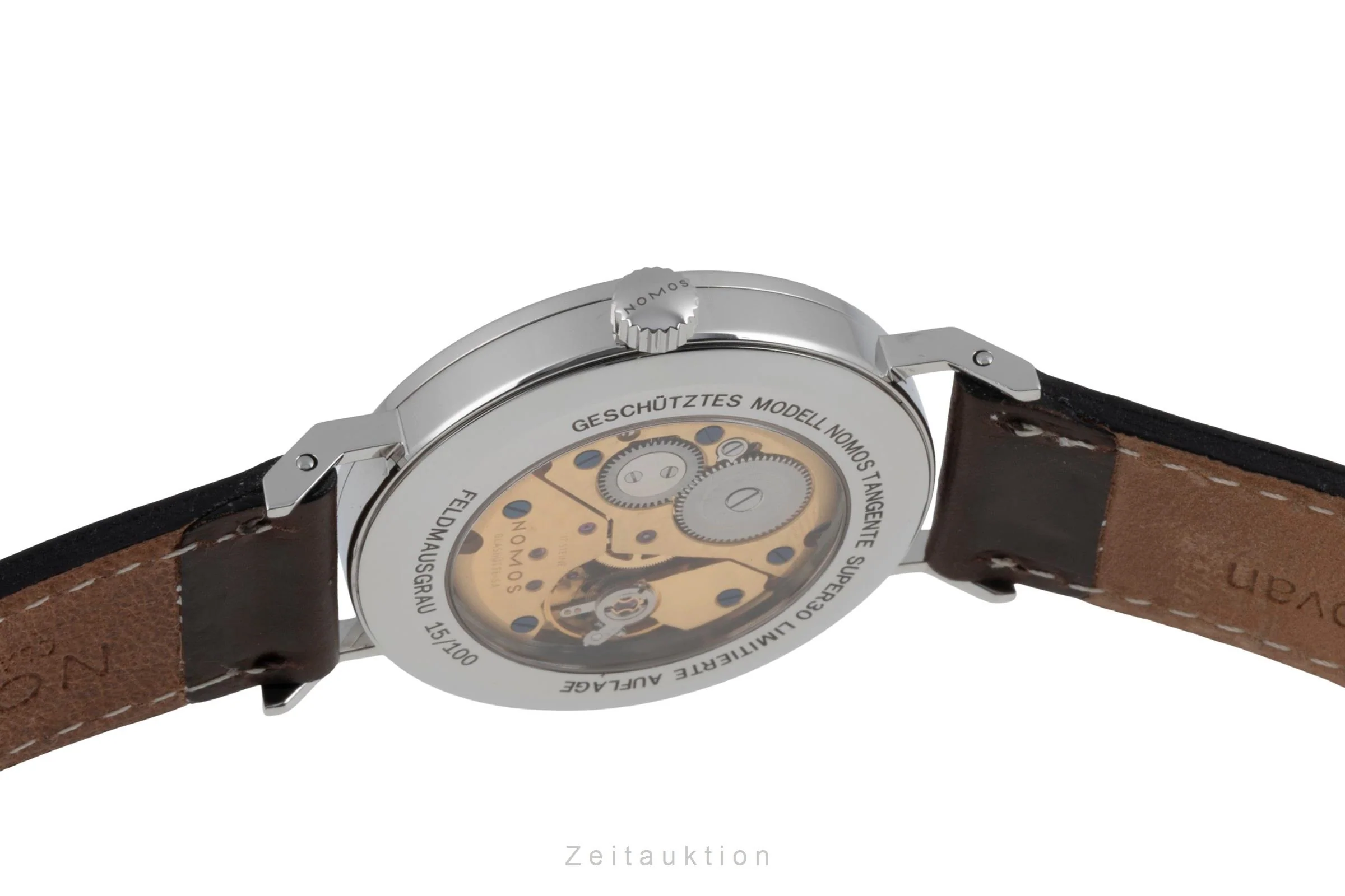 Nomos Tangente steel manual winding unisex Tangente Super 30 Feldmausgrau Limited  [2506745] - Image 13