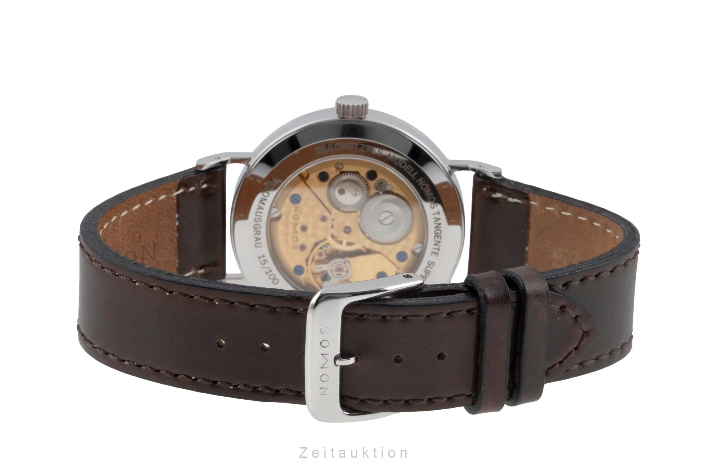 Nomos Tangente steel manual winding unisex Tangente Super 30 Feldmausgrau Limited  [2506745] - Image 14