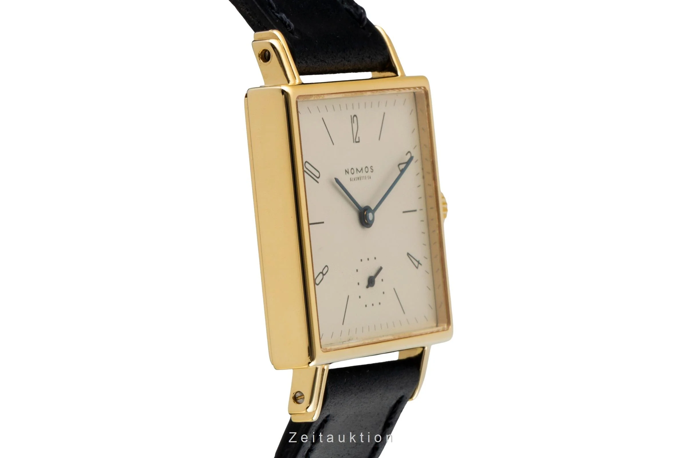 Nomos Tetra 18 ct gold manual winding men's watch Tetra Gold  [2600704] - Image 8