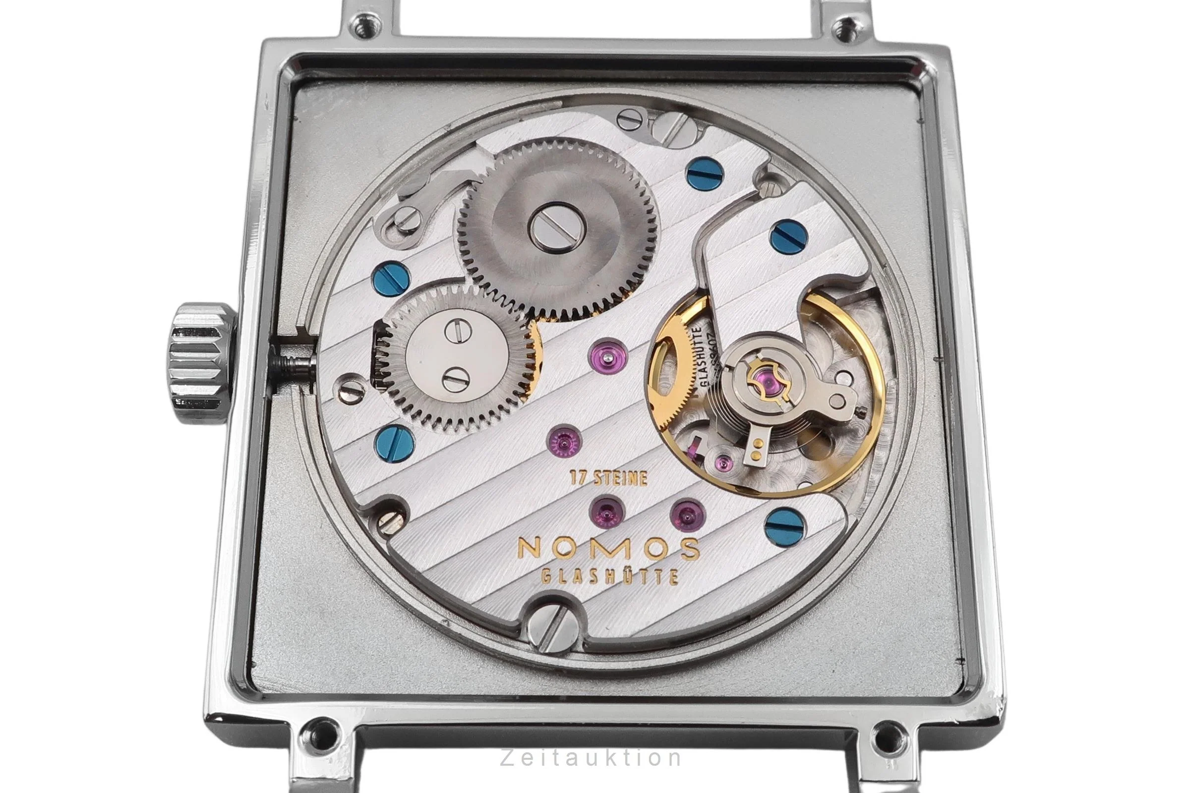 Nomos Tetra steel manual winding men's watch 408  [2504443] - Image 15