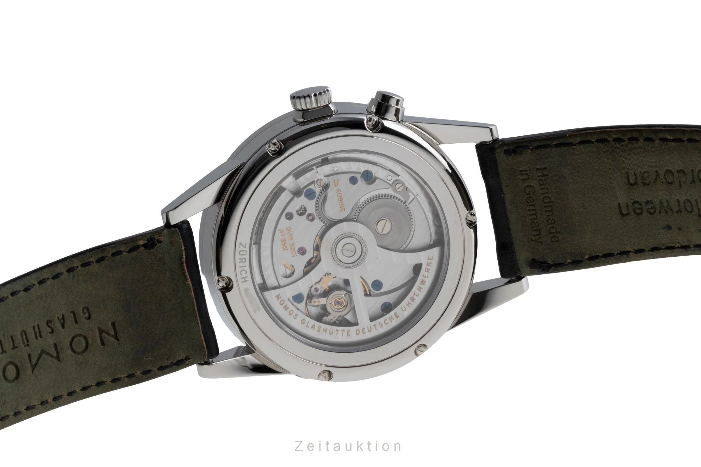 Nomos Zürich Weltzeituhr steel automatic men's watch 805 LP: 4820EUR  [2504553] - Image 11