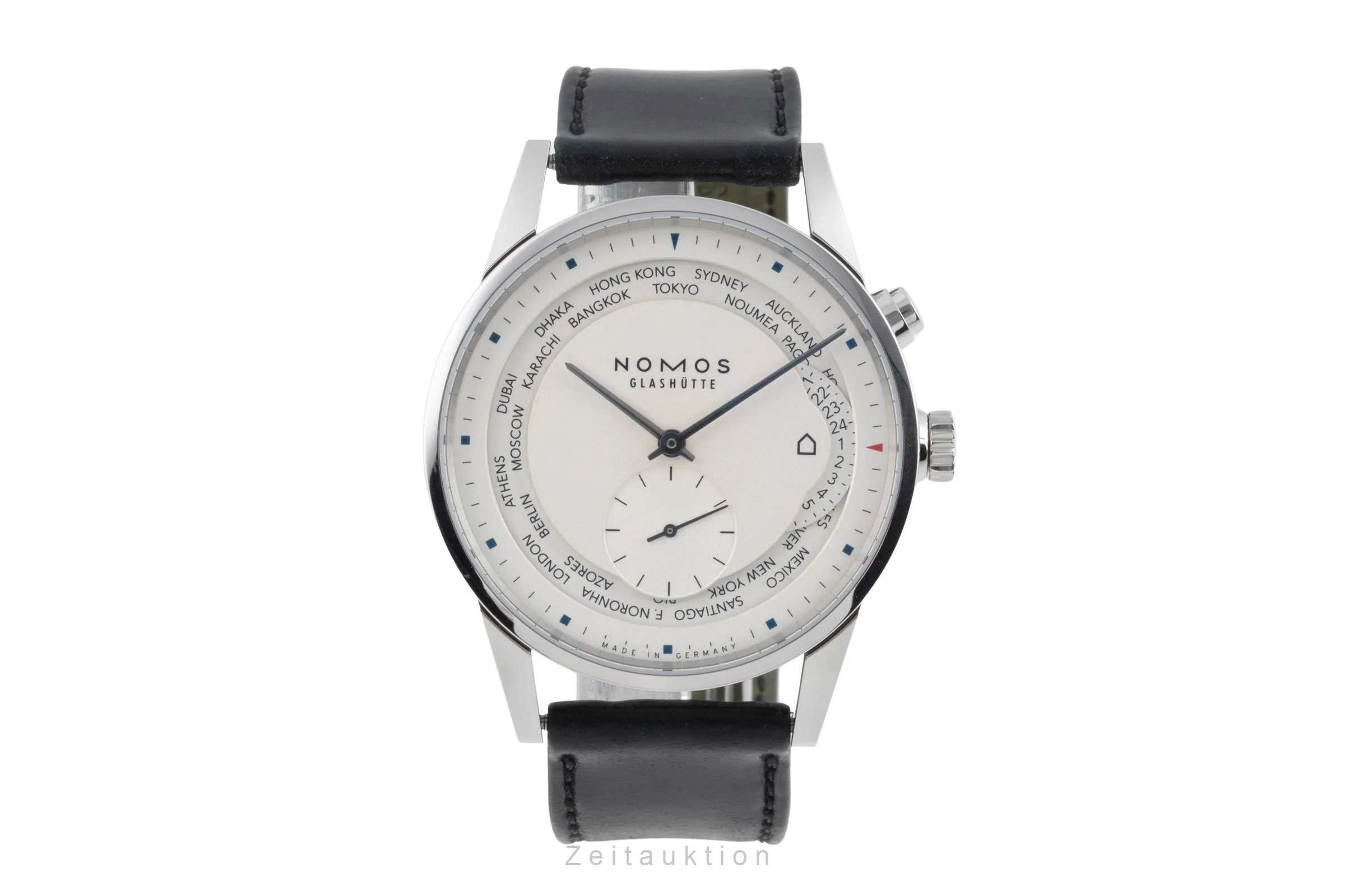 Nomos Zürich Weltzeituhr steel automatic men's watch 805 LP: 4820EUR  [2504553] - Image 5