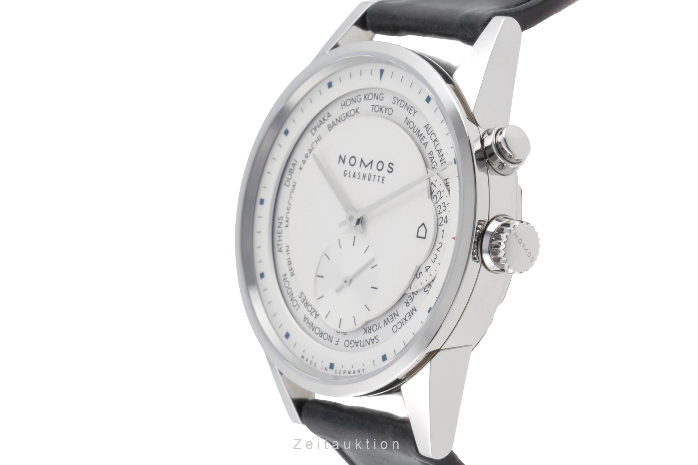 Nomos Zürich Weltzeituhr steel automatic men's watch 805 LP: 4820EUR  [2504553] - Image 7