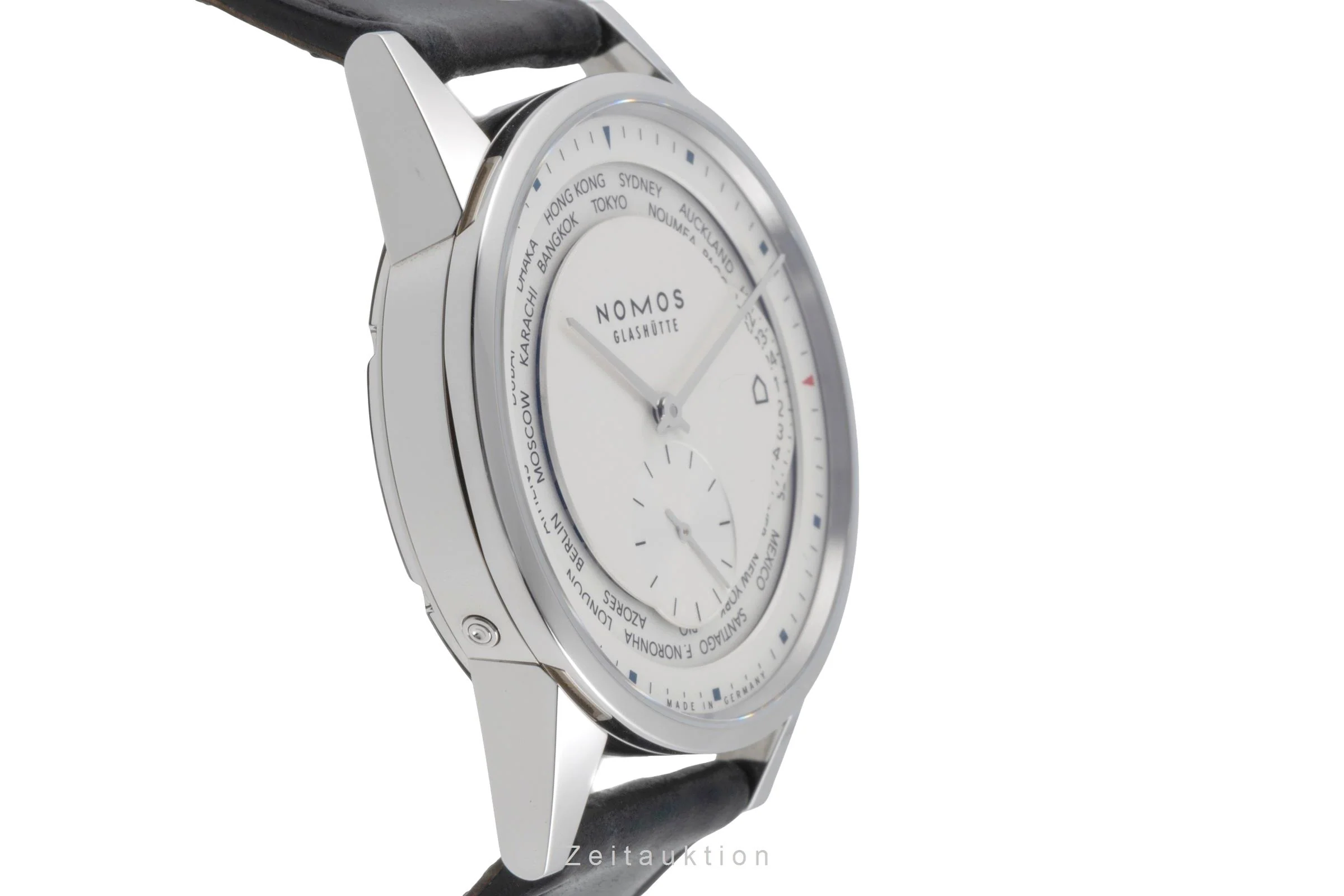 Nomos Zürich Weltzeituhr steel automatic men's watch 805 LP: 4820EUR  [2504553] - Image 8