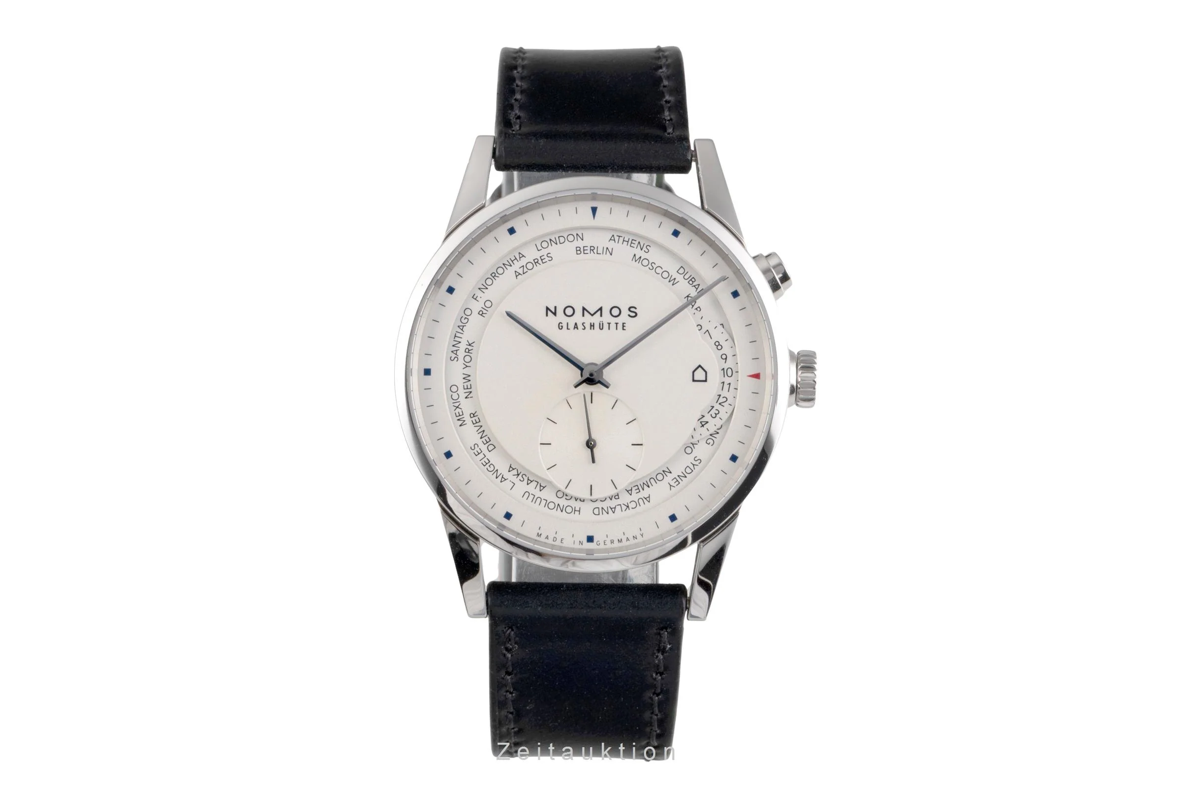 Nomos Zürich Weltzeituhr steel automatic men's watch 805 LP: 4820EUR  [2505344] - Image 5