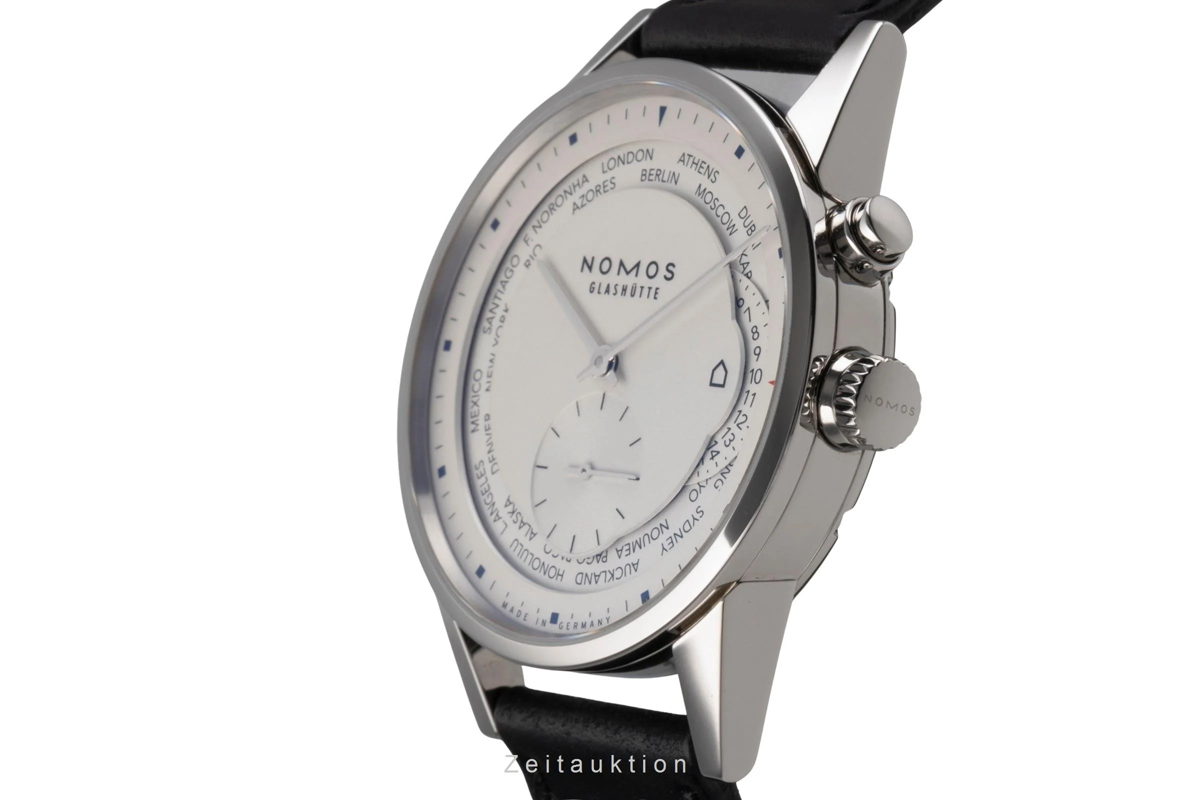 Nomos Zürich Weltzeituhr steel automatic men's watch 805 LP: 4820EUR  [2505344] - Image 7