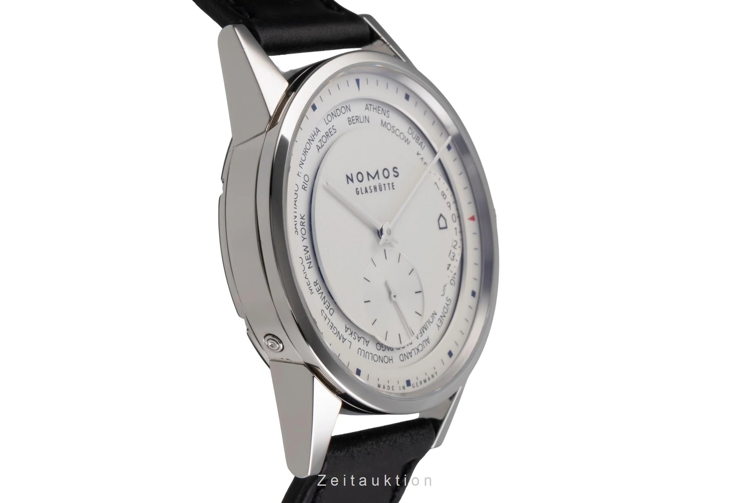 Nomos Zürich Weltzeituhr steel automatic men's watch 805 LP: 4820EUR  [2505344] - Image 8