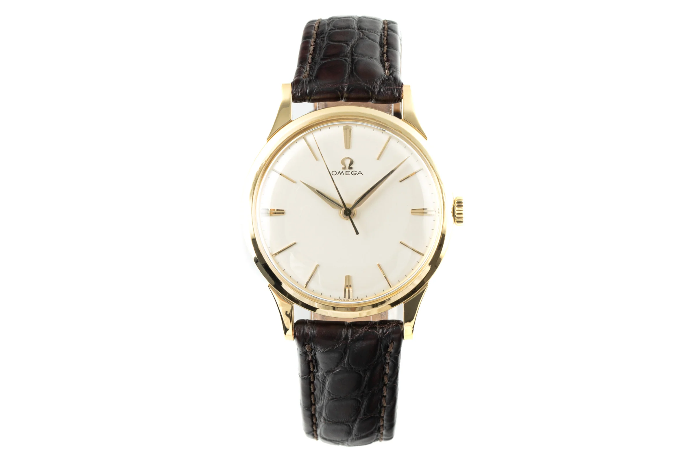 Omega 18 ct gold manual winding men's watch 14708  Vintage  [2201256] - Image 4