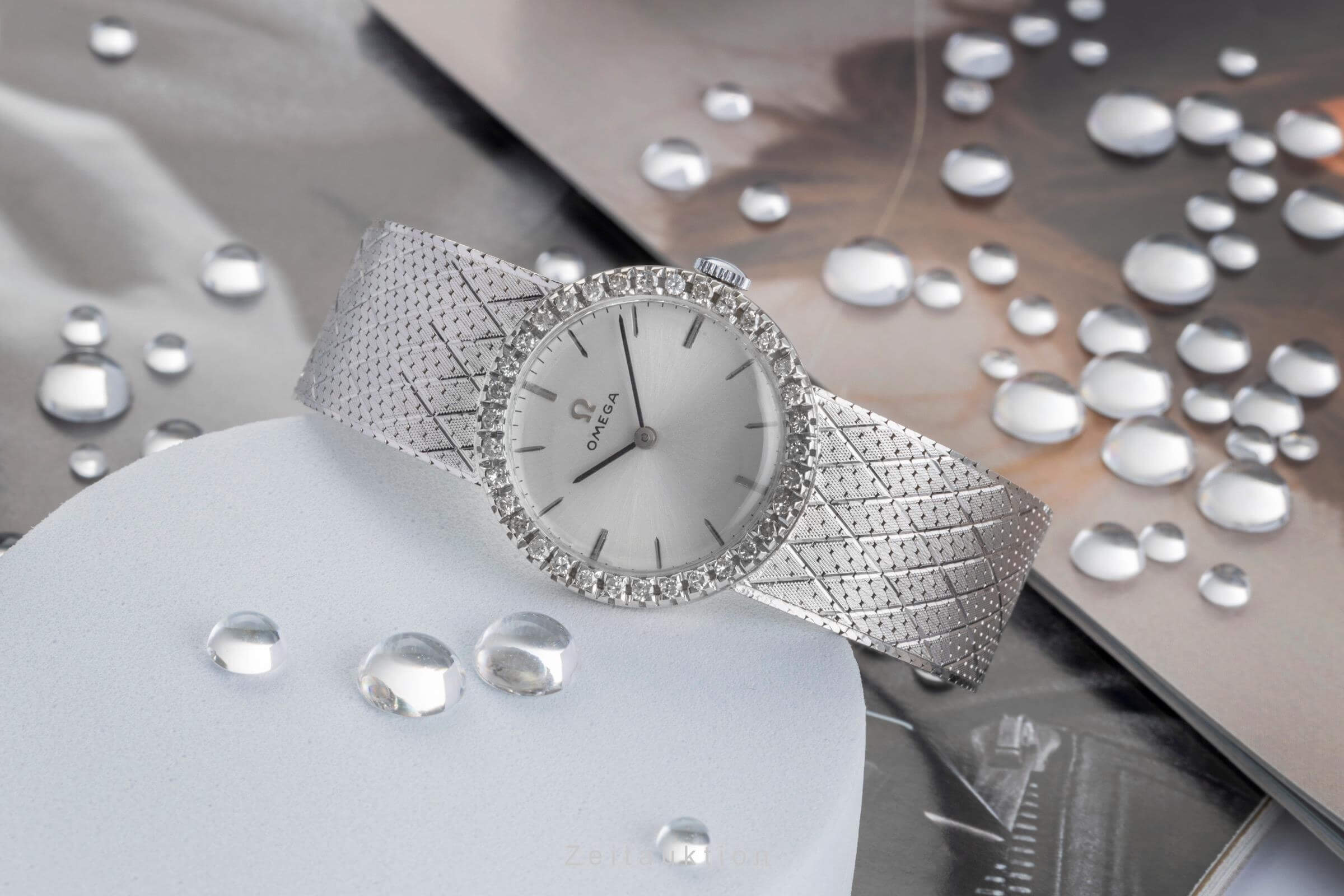Omega 18 ct white gold manual winding women's watch Vintage  [2404393] - Image 2