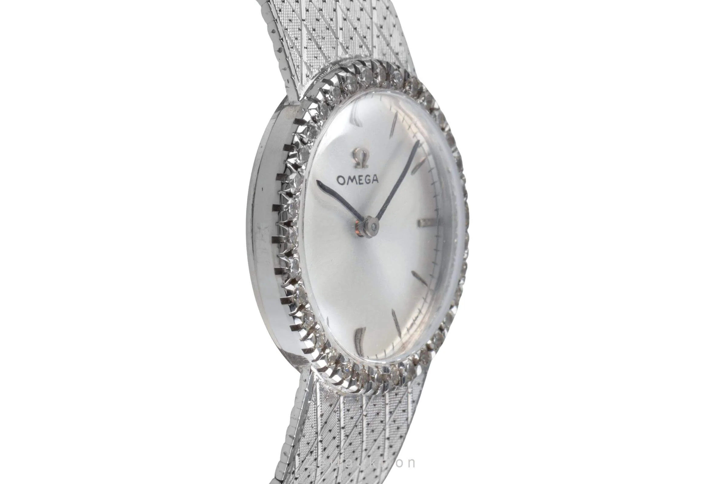 Omega 18 ct white gold manual winding women's watch Vintage  [2404393] - Image 7