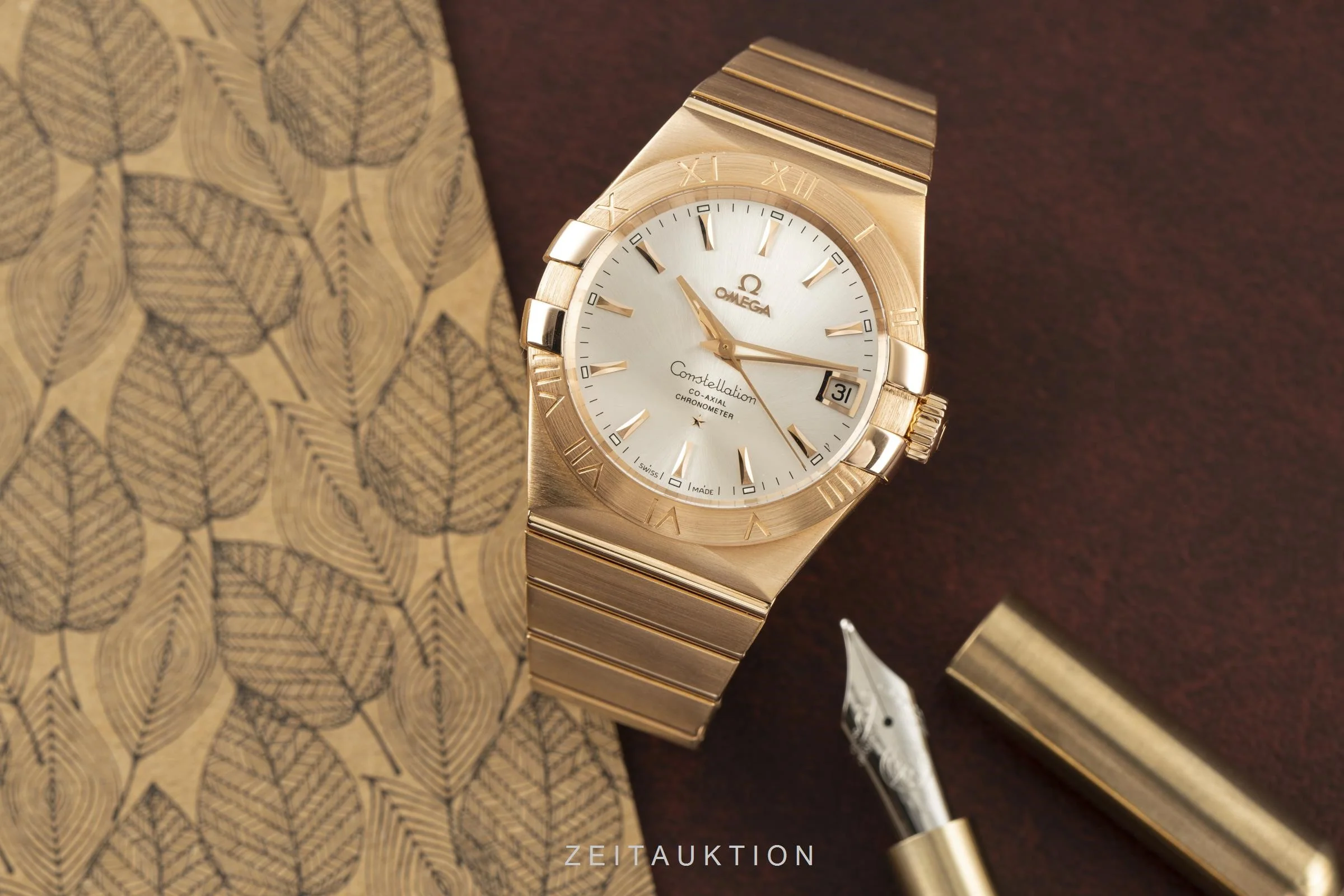 Omega Constellation 18 ct gold automatic men's watch 123.50.38.21.02.001 LP: 27095EUR  [2100196] - Image 3