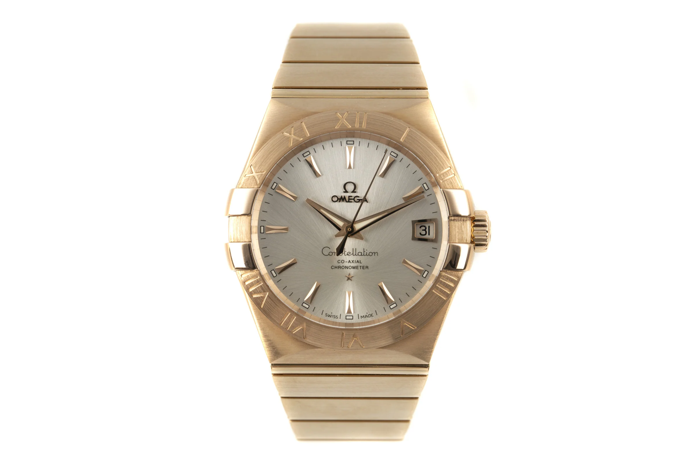 Omega Constellation 18 ct gold automatic men's watch 123.50.38.21.02.001 LP: 27095EUR  [2100196] - Image 4