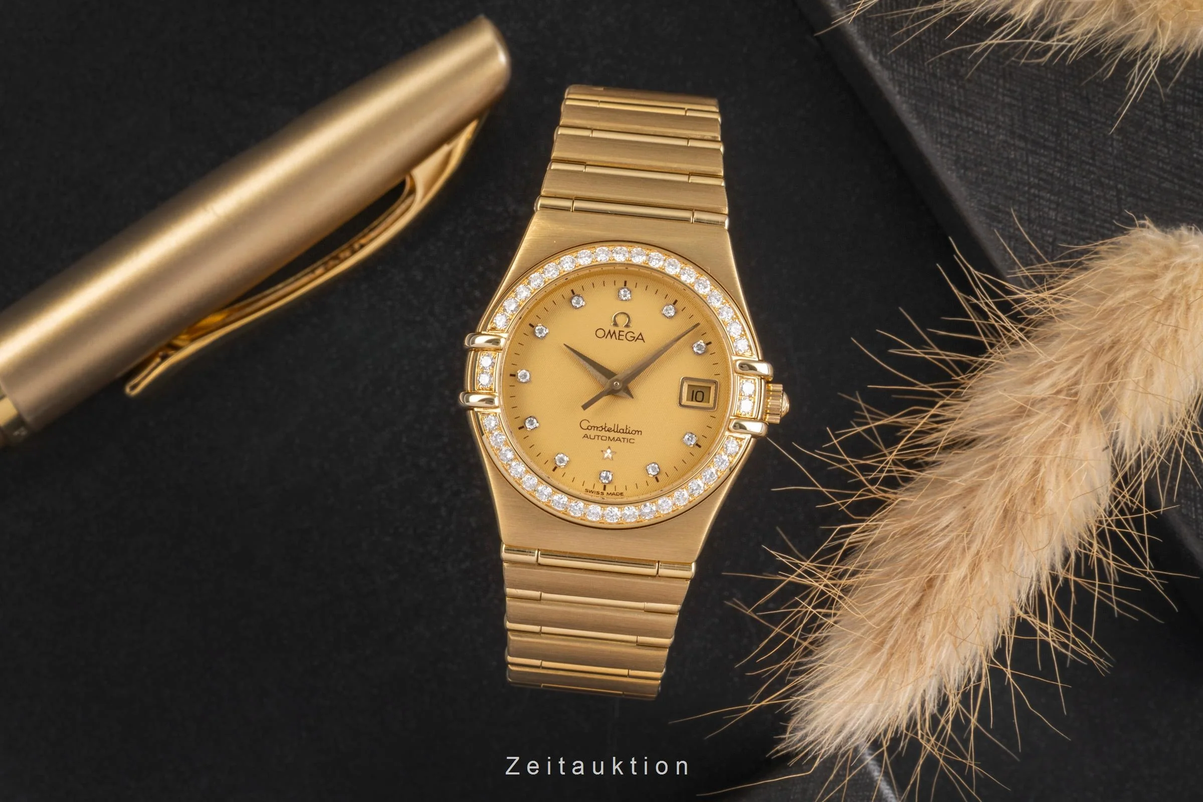 Omega Constellation 18 ct gold automatic women's watch 1197.15.00  [2502984] - Image 4