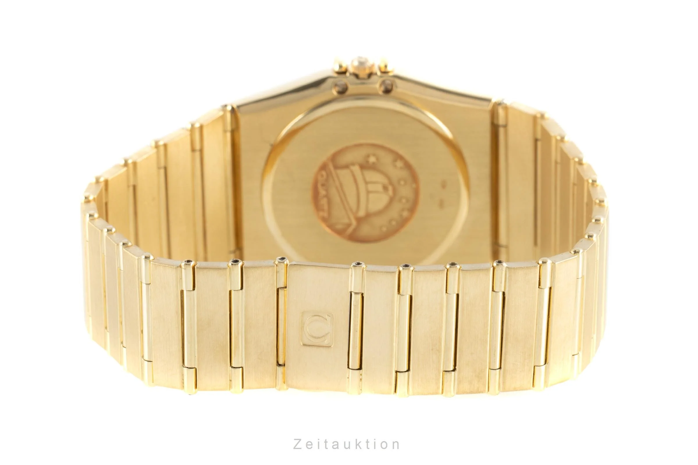 Omega Constellation 18 ct gold quartz men's watch 1102.30.00, 396.1069  [2110140] - Image 10