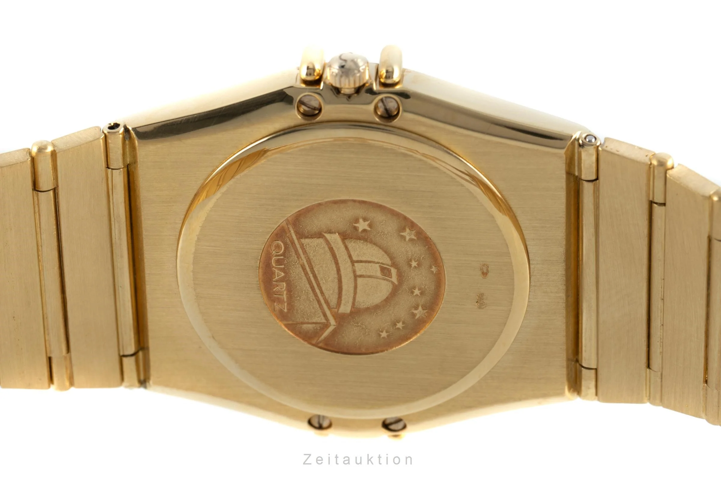 Omega Constellation 18 ct gold quartz men's watch 1102.30.00, 396.1069  [2110140] - Image 11