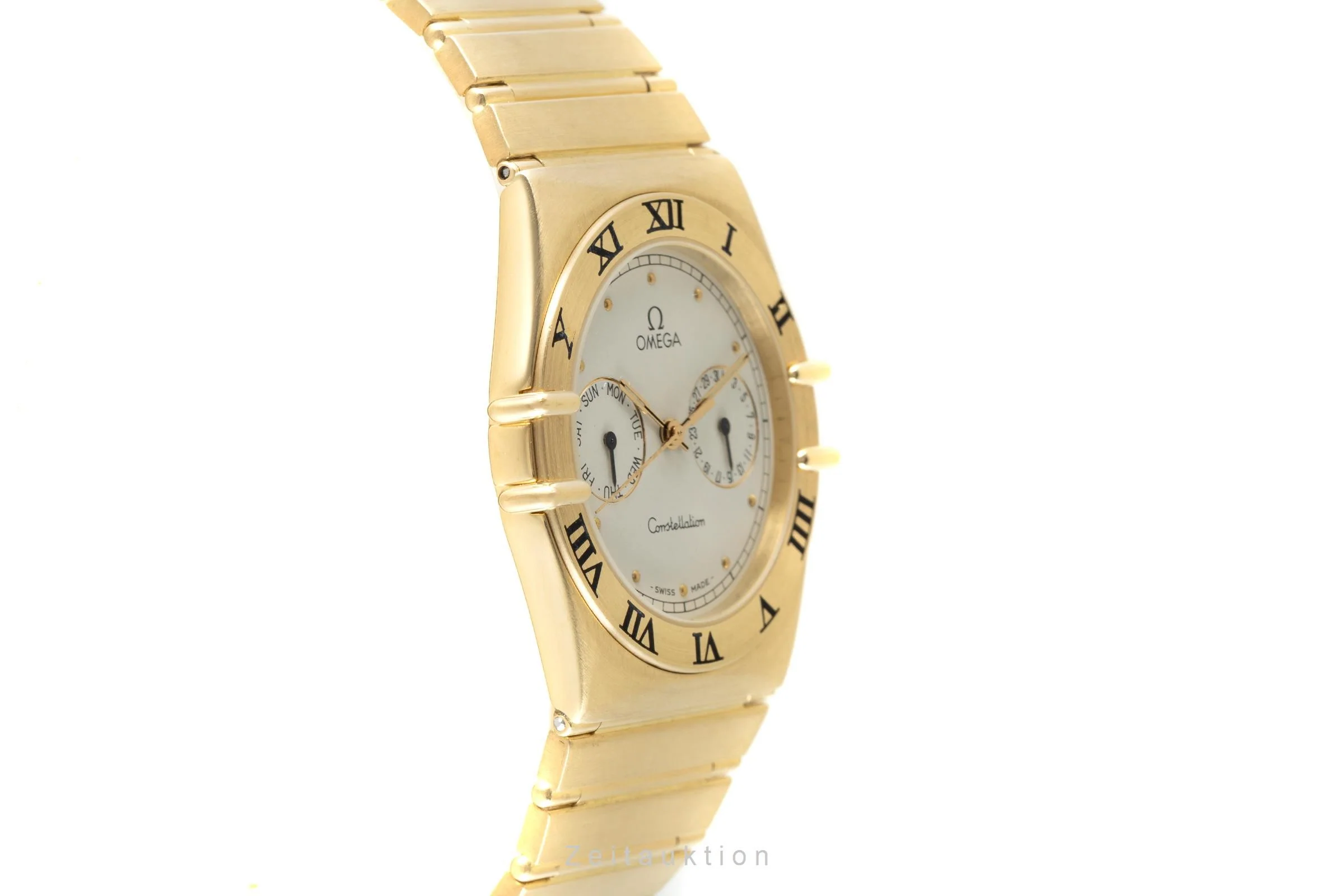 Omega Constellation 18 ct gold quartz men's watch 1102.30.00, 396.1069  [2110140] - Image 7
