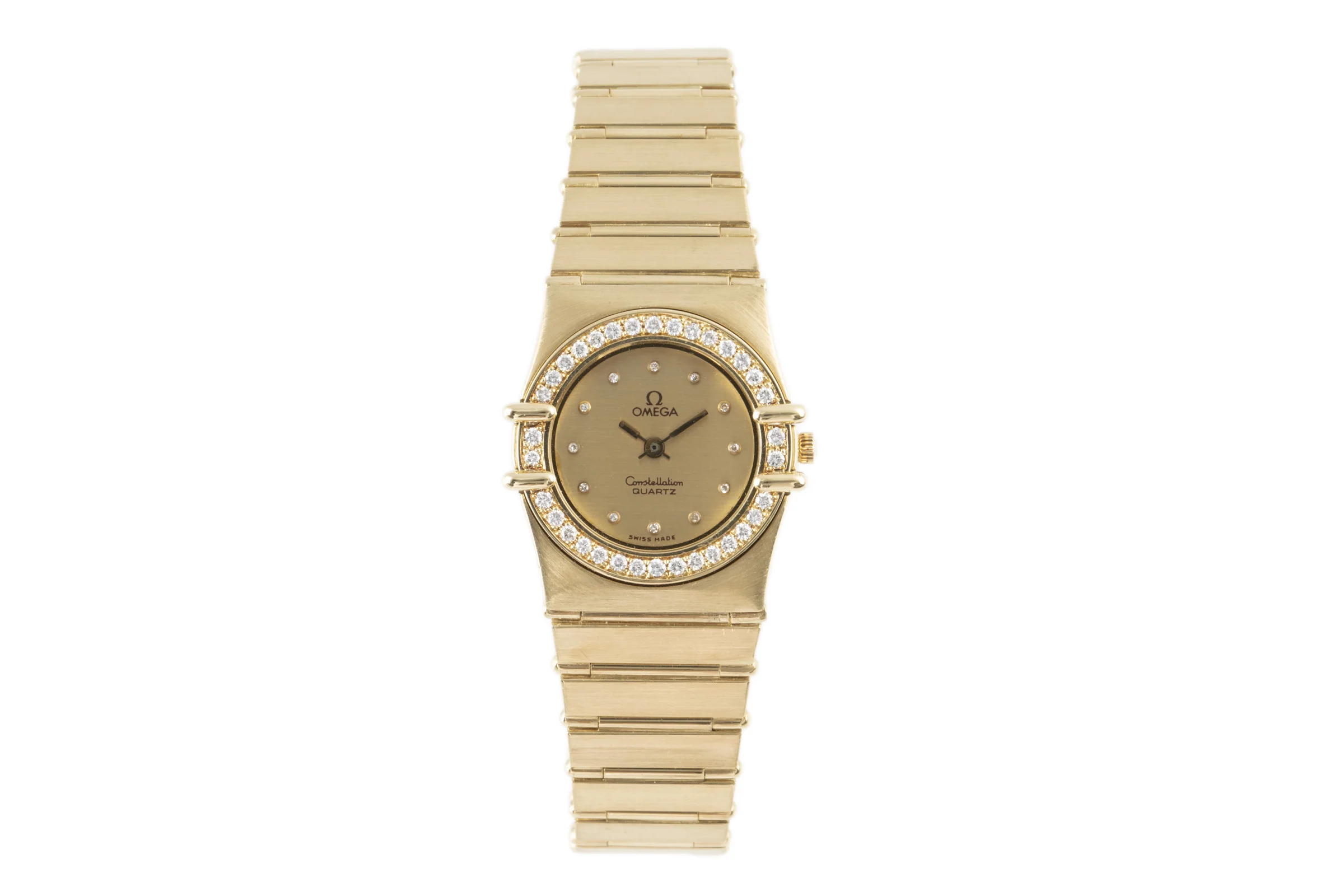 Omega Constellation 18 ct gold quartz women's watch 695.001  [2100422] - Image 4