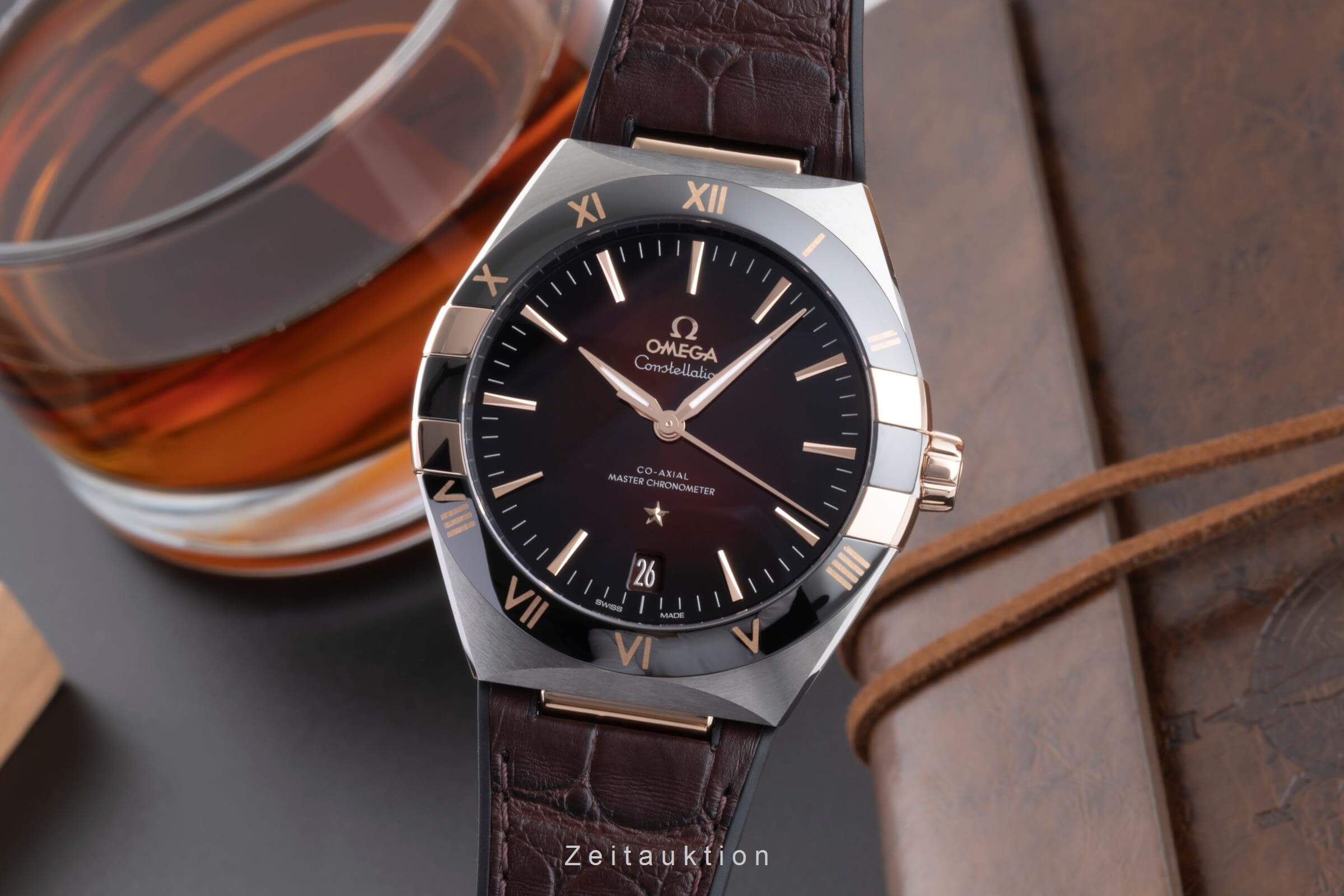Omega Constellation ceramic / steel automatic men's watch 131.23.41.21.11.001  [2500344] - Image 2
