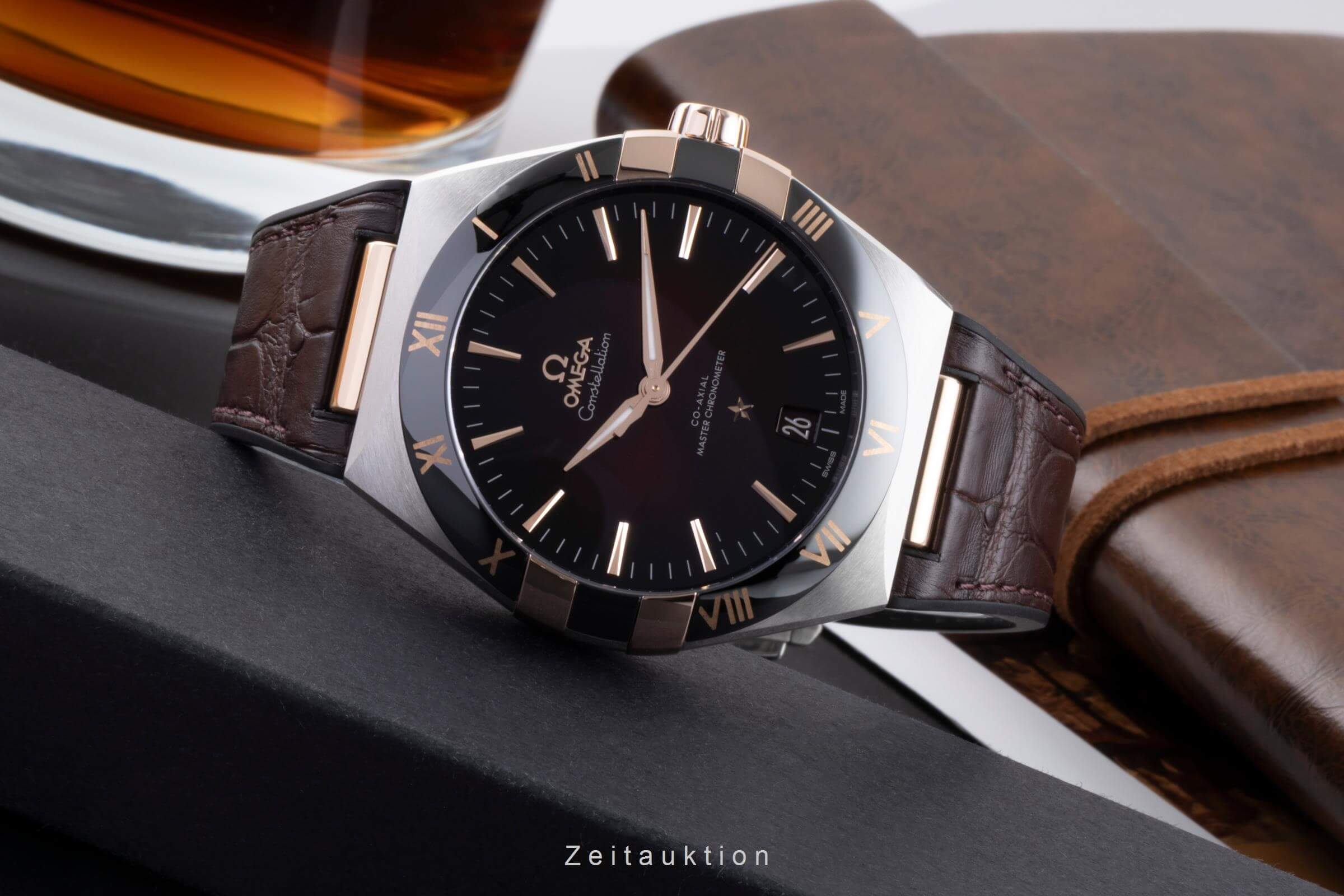 Omega Constellation ceramic / steel automatic men's watch 131.23.41.21.11.001  [2500344] - Image 3