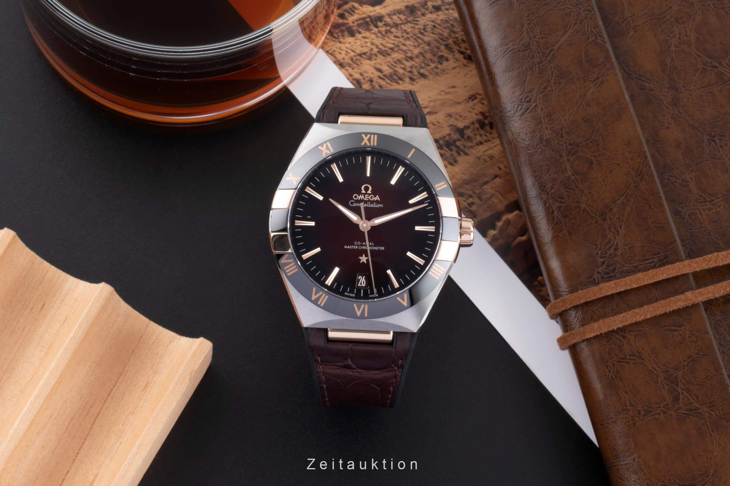 Omega Constellation ceramic / steel automatic men's watch 131.23.41.21.11.001  [2500344] - Image 4