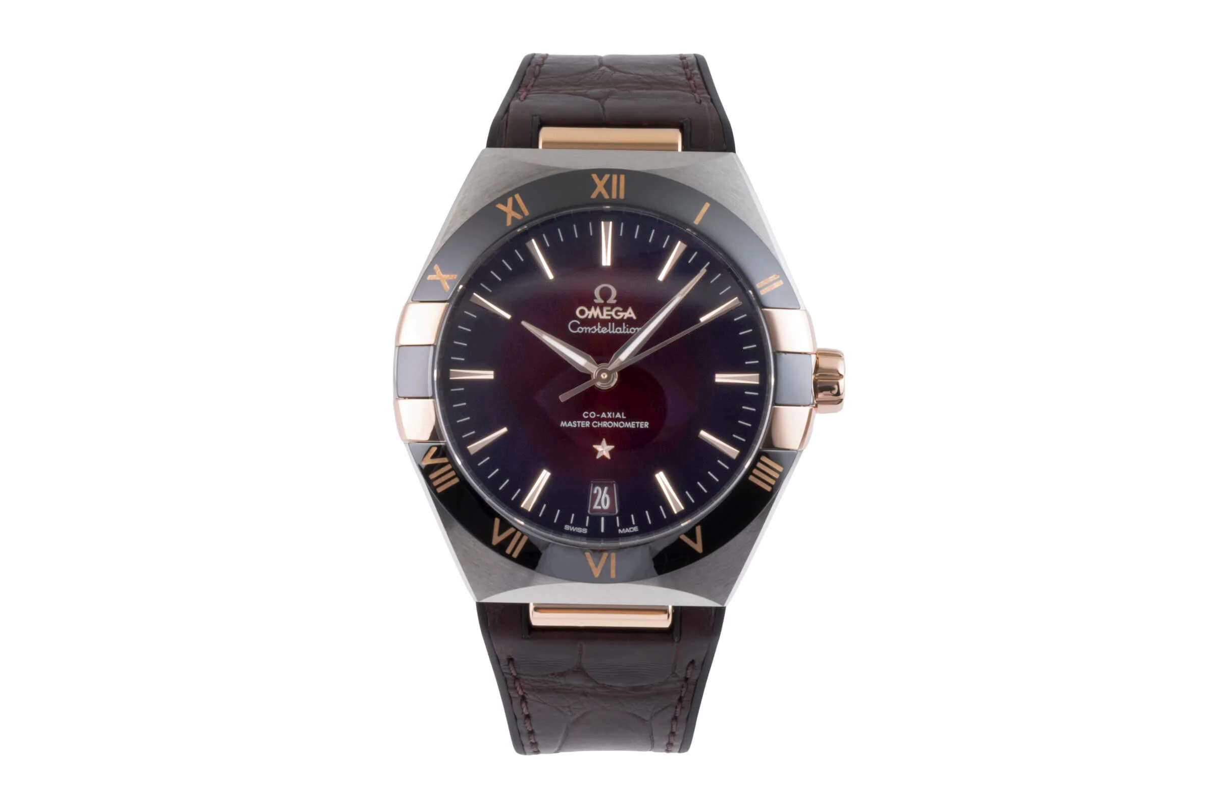 Omega Constellation ceramic / steel automatic men's watch 131.23.41.21.11.001  [2500344] - Image 5