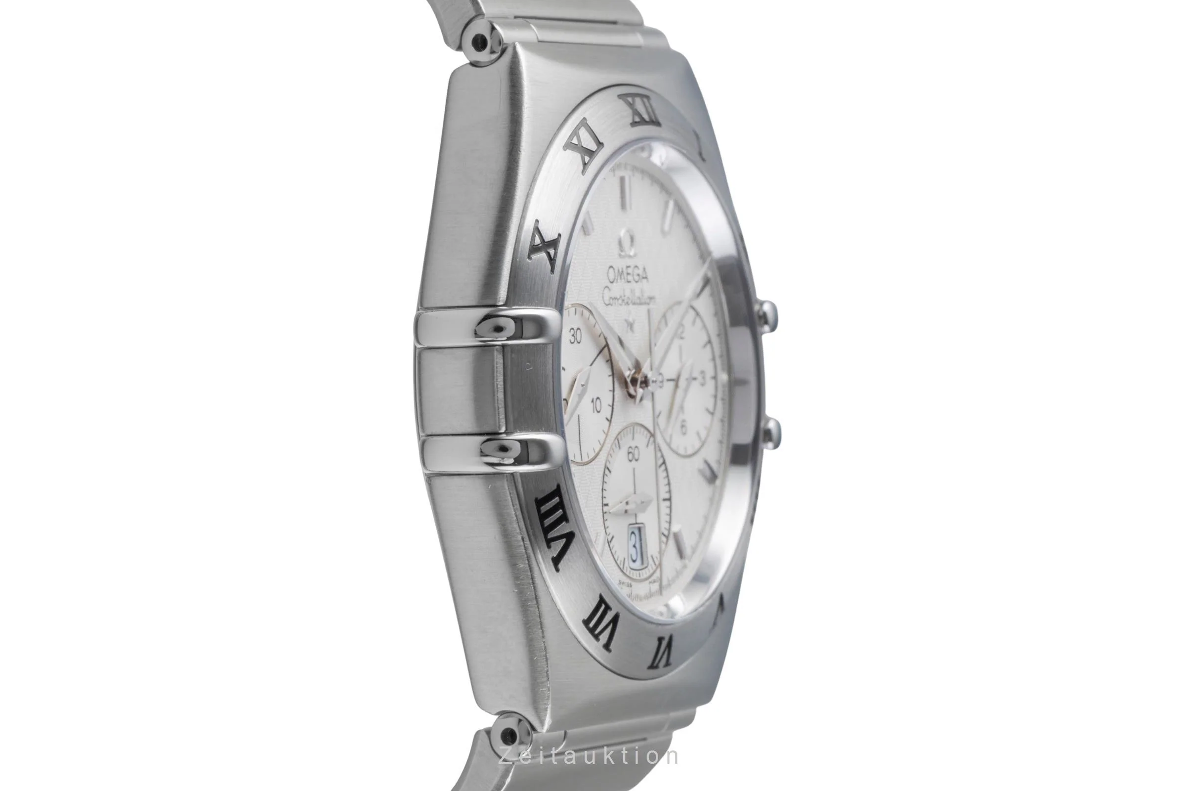 Omega Constellation chronograph steel quartz men's watch 1542.30.00  [2506094] - Image 8