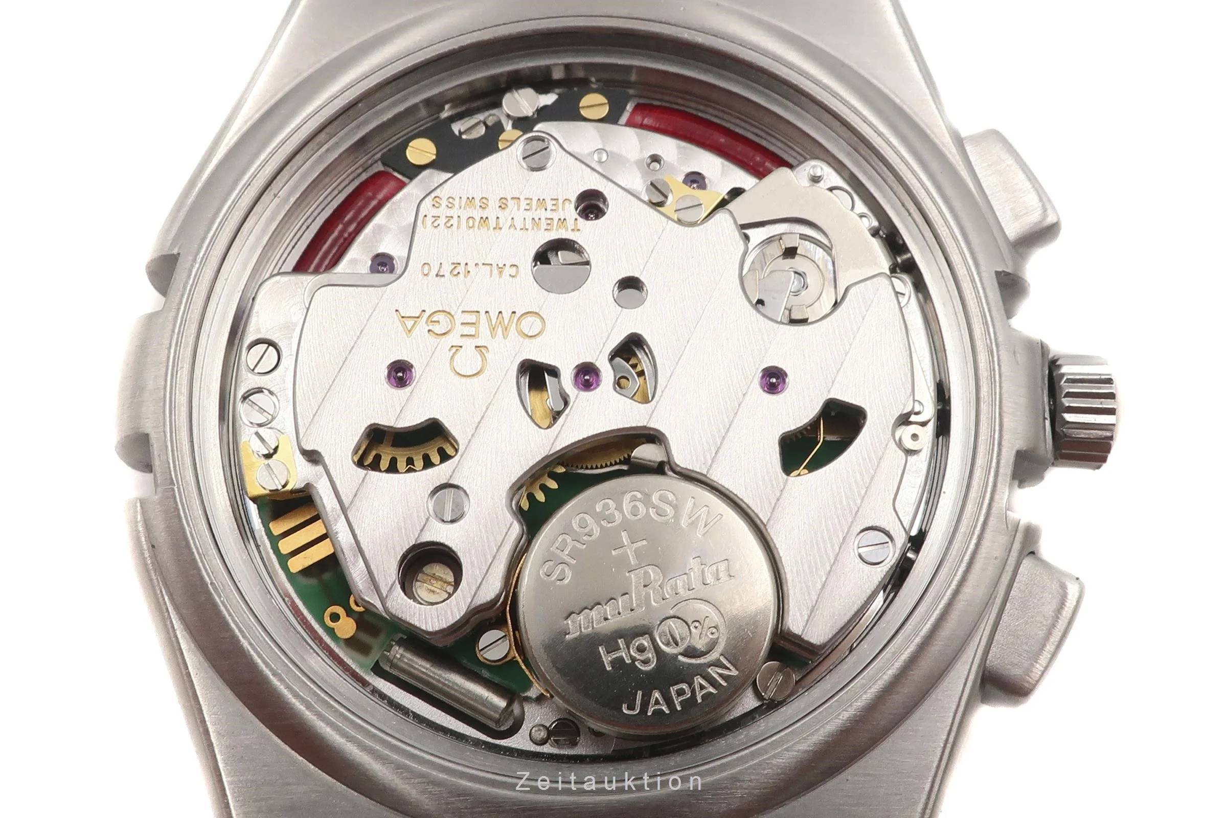 Omega Constellation chronograph steel quartz men's watch 1542.30.00, 386.1201 LP: 2470EUR  [2200798] - Image 14