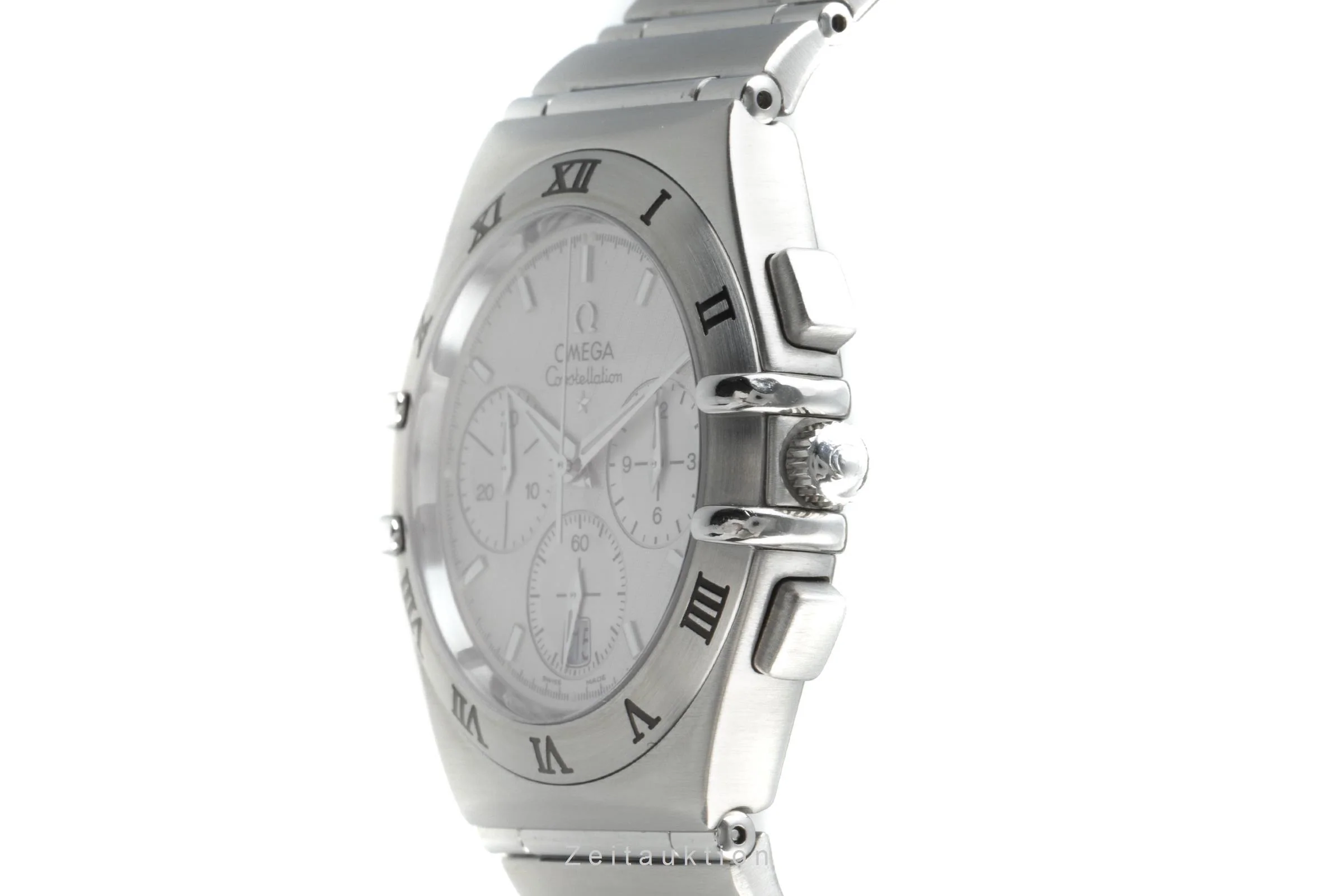 Omega Constellation chronograph steel quartz men's watch 1542.30.00, 386.1201 LP: 2470EUR  [2200798] - Image 6