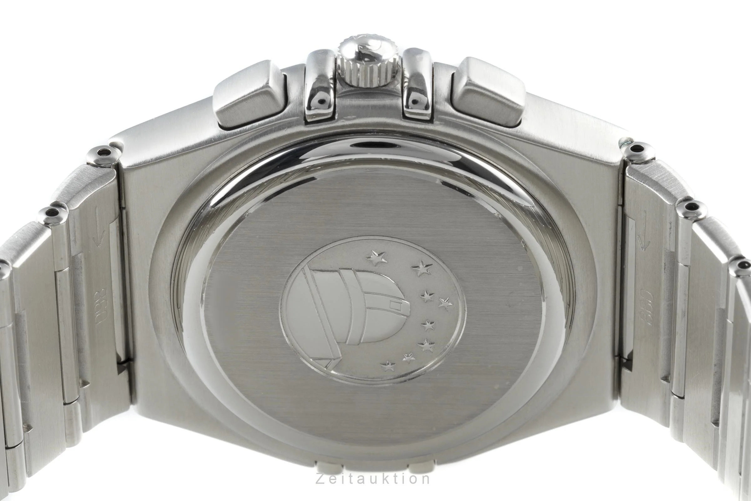 Omega Constellation chronograph steel quartz men's watch 1542.30.00, 386.1201 LP: 2470EUR  [2200798] - Image 9