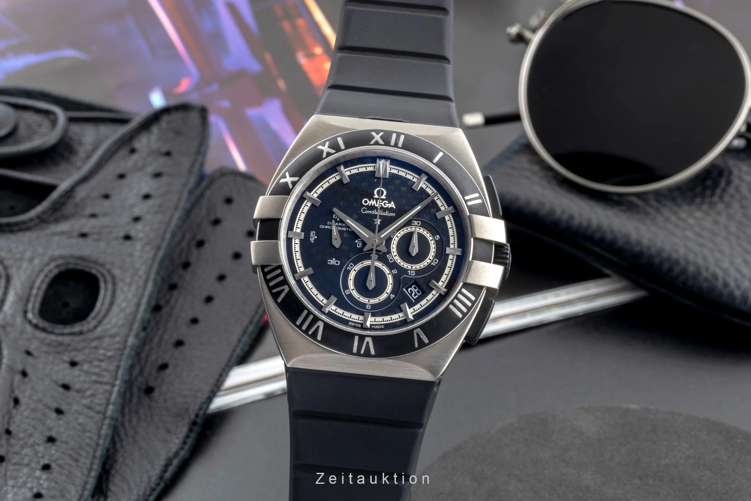 Omega Constellation chronograph titanium automatic men's watch 121.92.41.50.01.001  [2507239] - Image 2
