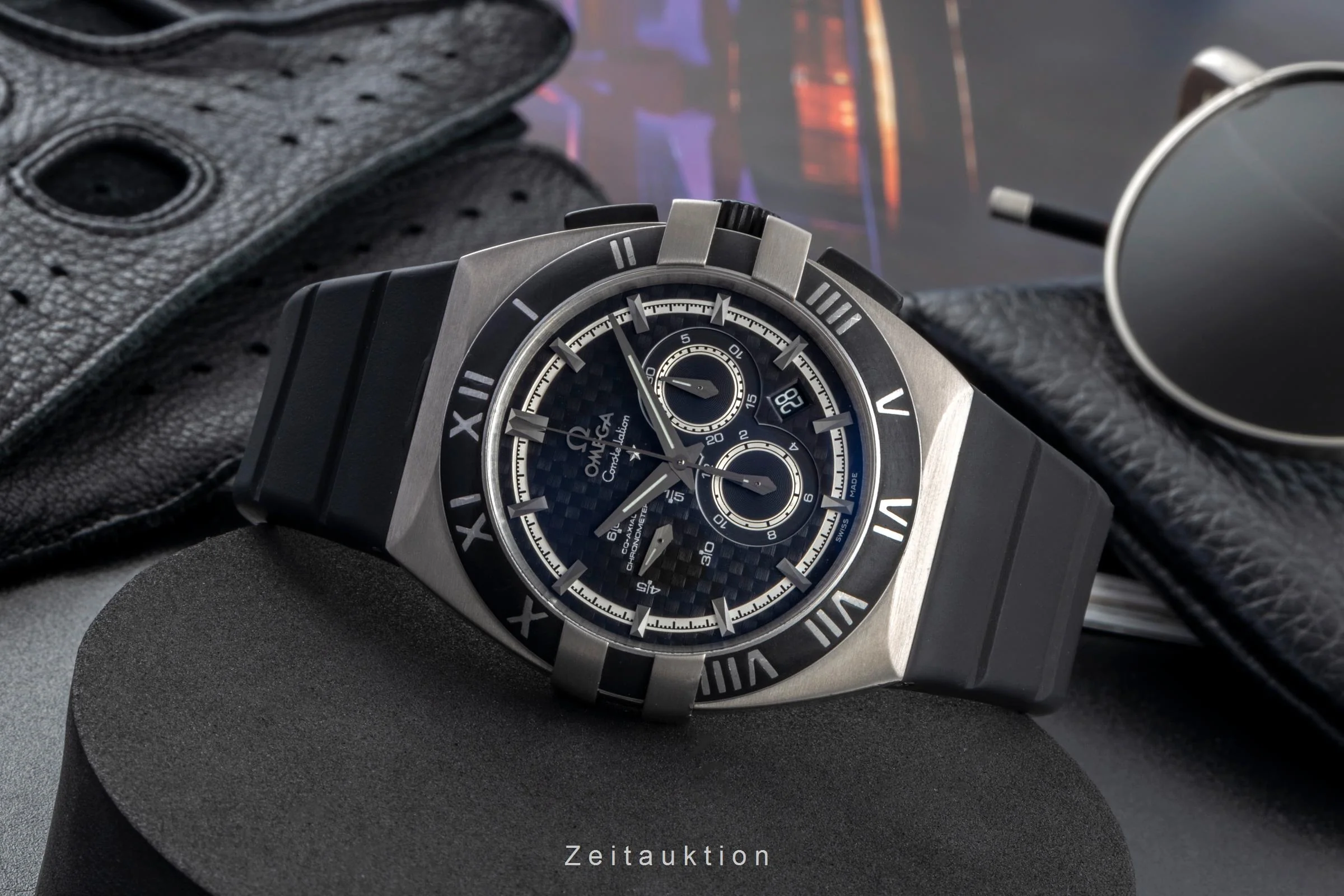 Omega Constellation chronograph titanium automatic men's watch 121.92.41.50.01.001  [2507239] - Image 3
