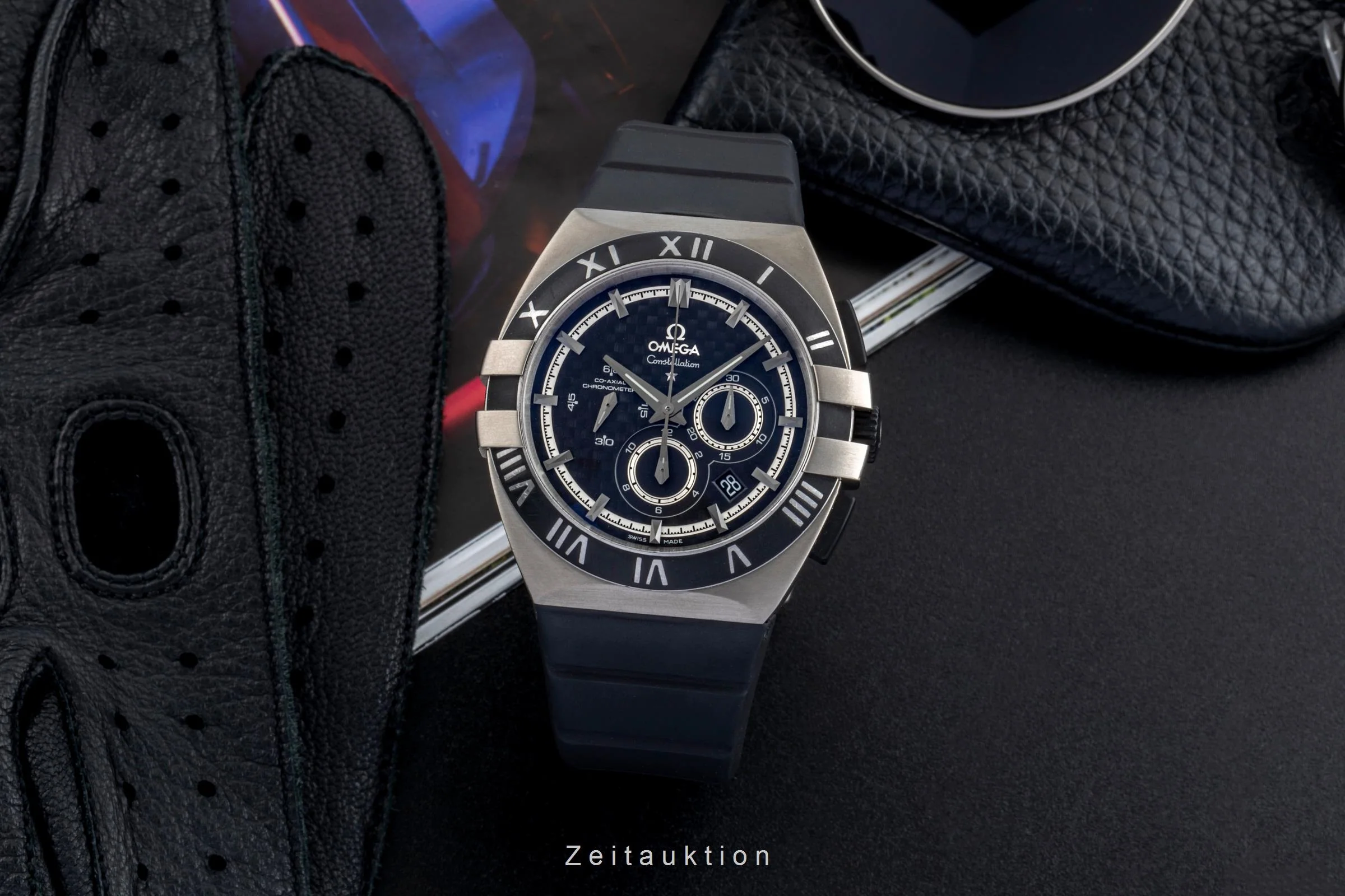 Omega Constellation chronograph titanium automatic men's watch 121.92.41.50.01.001  [2507239] - Image 4