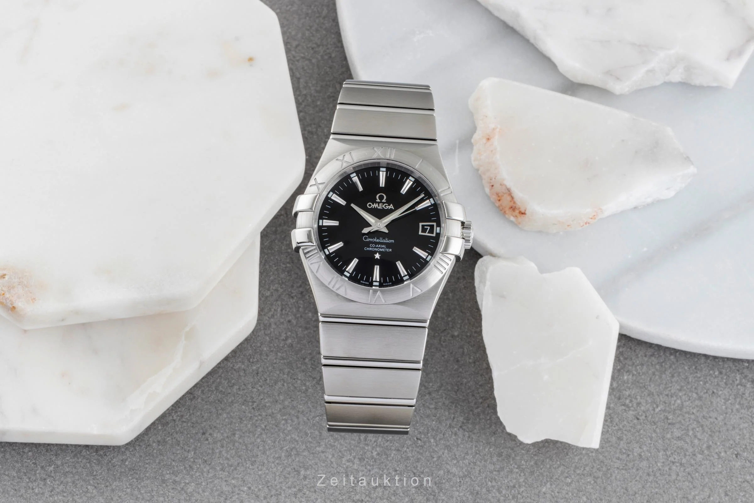 Omega Constellation steel automatic men's watch 123.10.35.20.01.001  [2505238] - Image 4