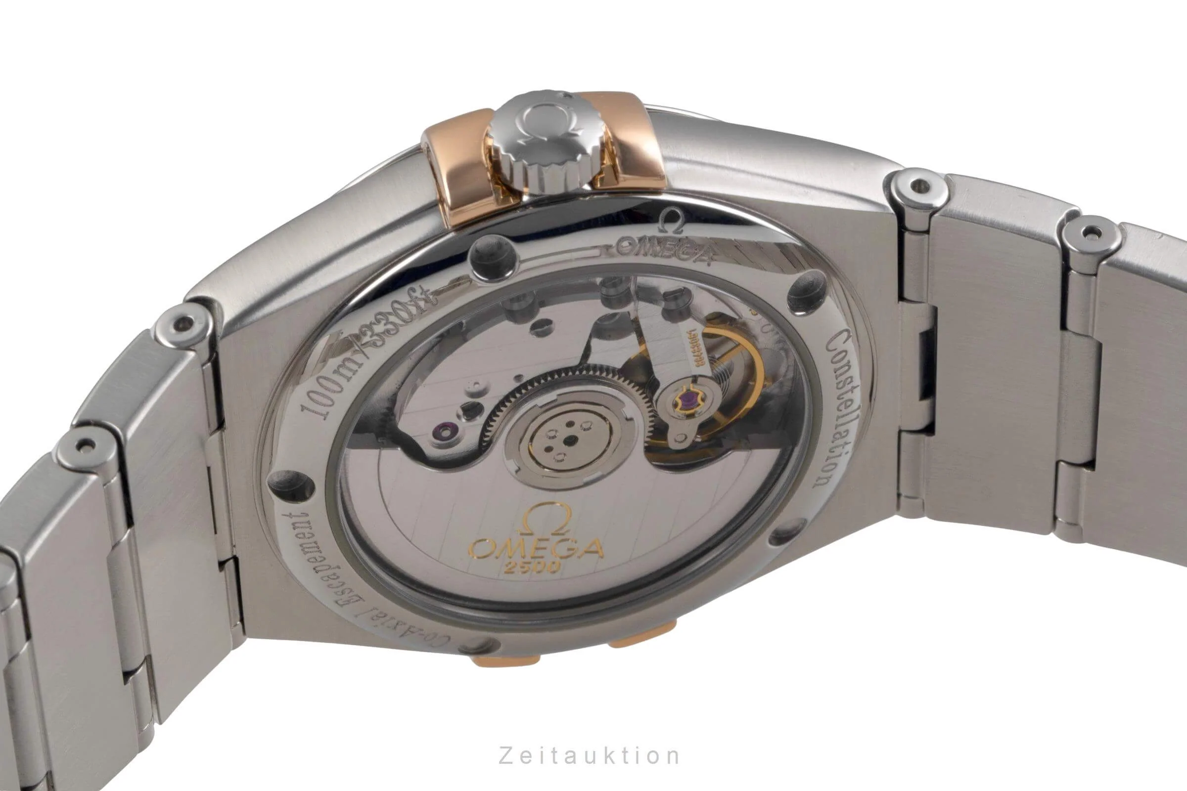 Omega Constellation steel / gold automatic men's watch 123.20.35.20.02.003  [2500439] - Image 10