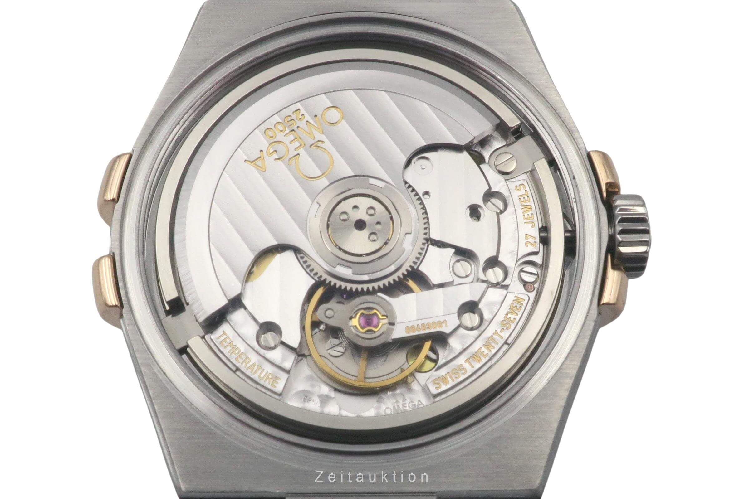 Omega Constellation steel / gold automatic men's watch 123.20.35.20.02.003  [2500439] - Image 14