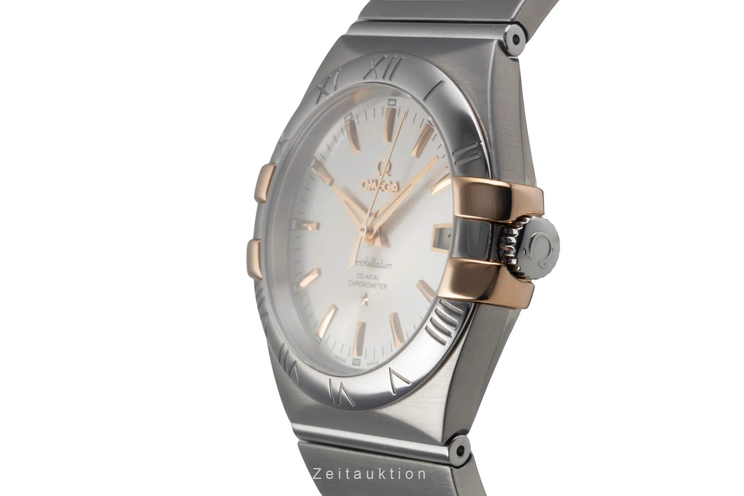 Omega Constellation steel / gold automatic men's watch 123.20.35.20.02.003  [2500439] - Image 7