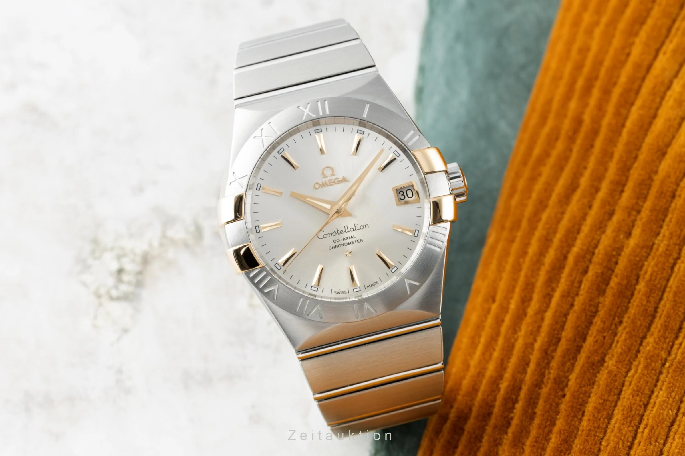 Omega Constellation steel / gold automatic men's watch 123.20.38.21.02.005 LP: 6600EUR  [2203049] - Image 3