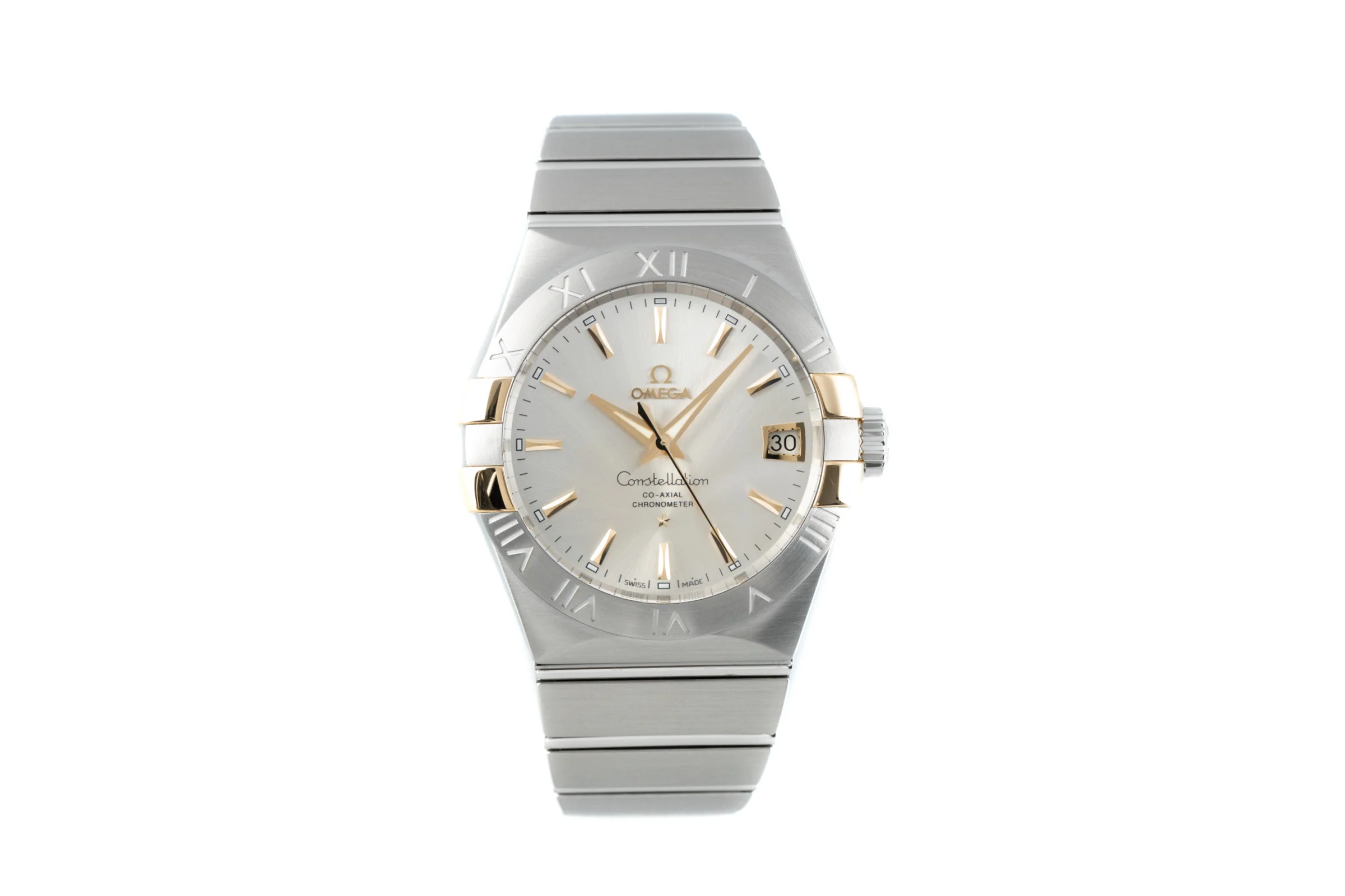 Omega Constellation steel / gold automatic men's watch 123.20.38.21.02.005 LP: 6600EUR  [2203049] - Image 4