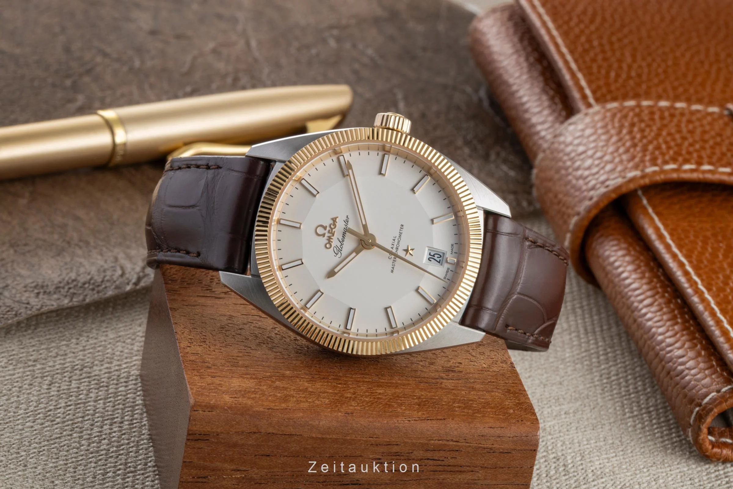 Omega Constellation steel / gold automatic men's watch 130.23.39.21.02.001  [2507554] - Image 3