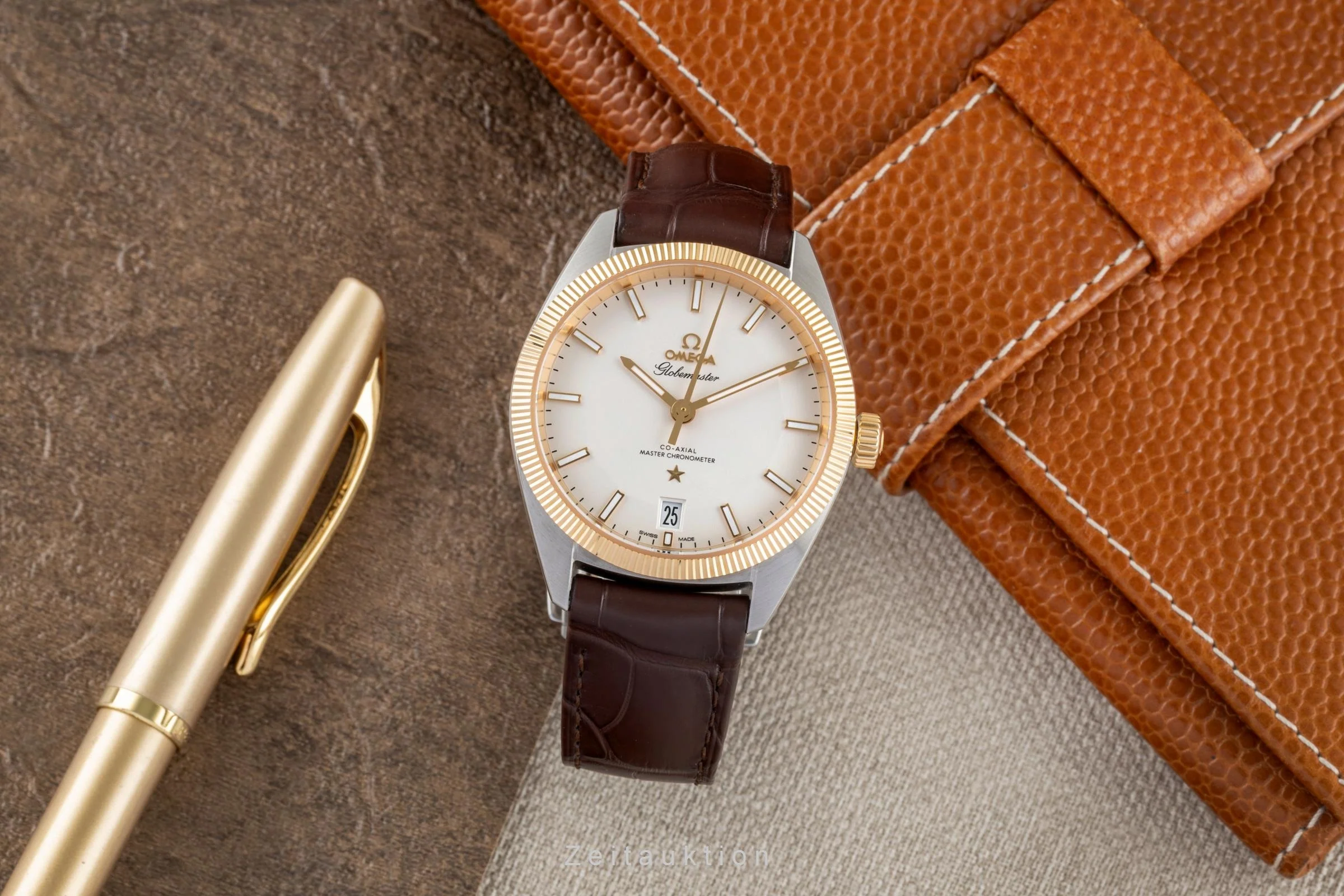Omega Constellation steel / gold automatic men's watch 130.23.39.21.02.001  [2507554] - Image 4