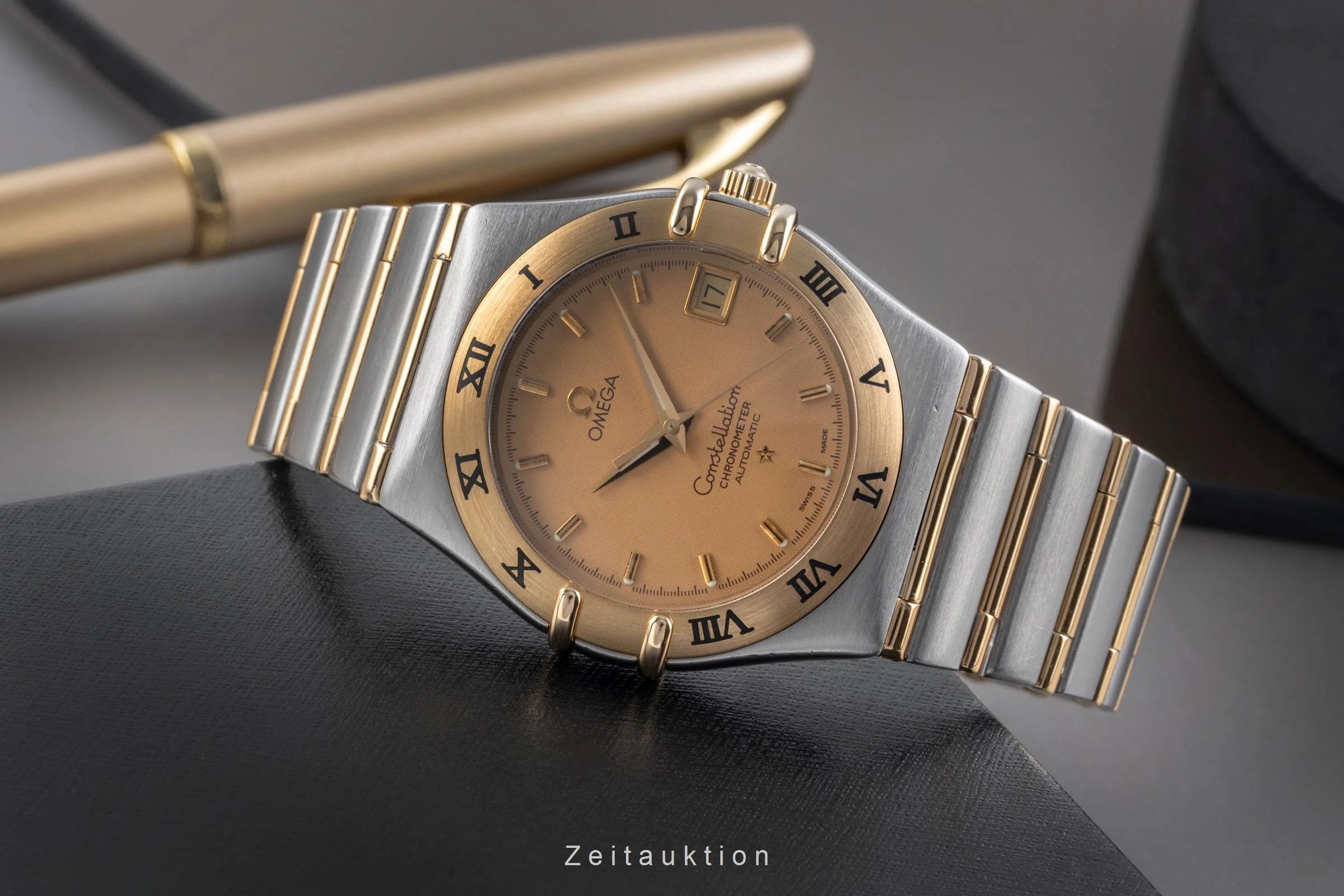Omega Constellation steel / gold automatic men's watch 1302.10.00  368.1201  [2505239] - Image 3