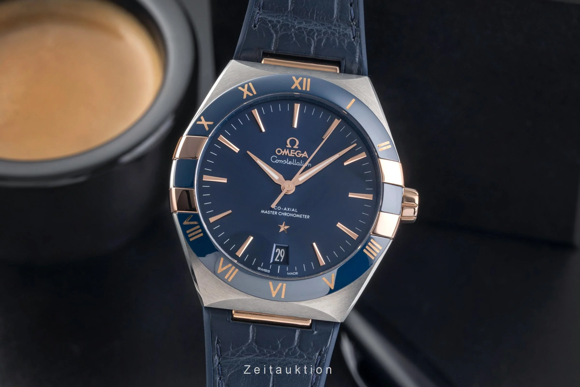 Omega Constellation steel / gold automatic men's watch 131.23.41.21.03.001  [2504622] - Image 2