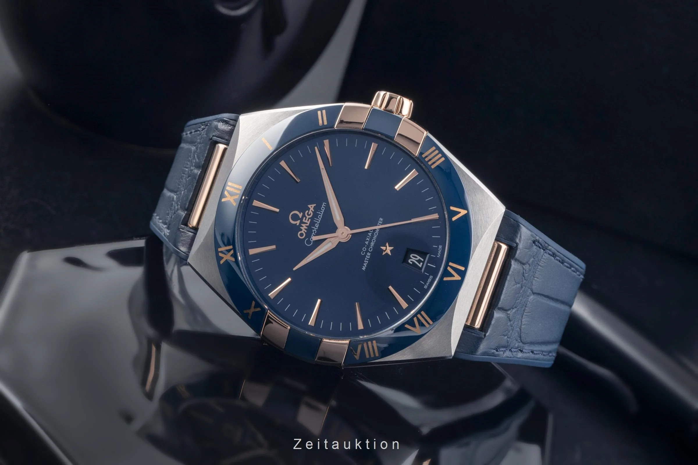 Omega Constellation steel / gold automatic men's watch 131.23.41.21.03.001  [2504622] - Image 3