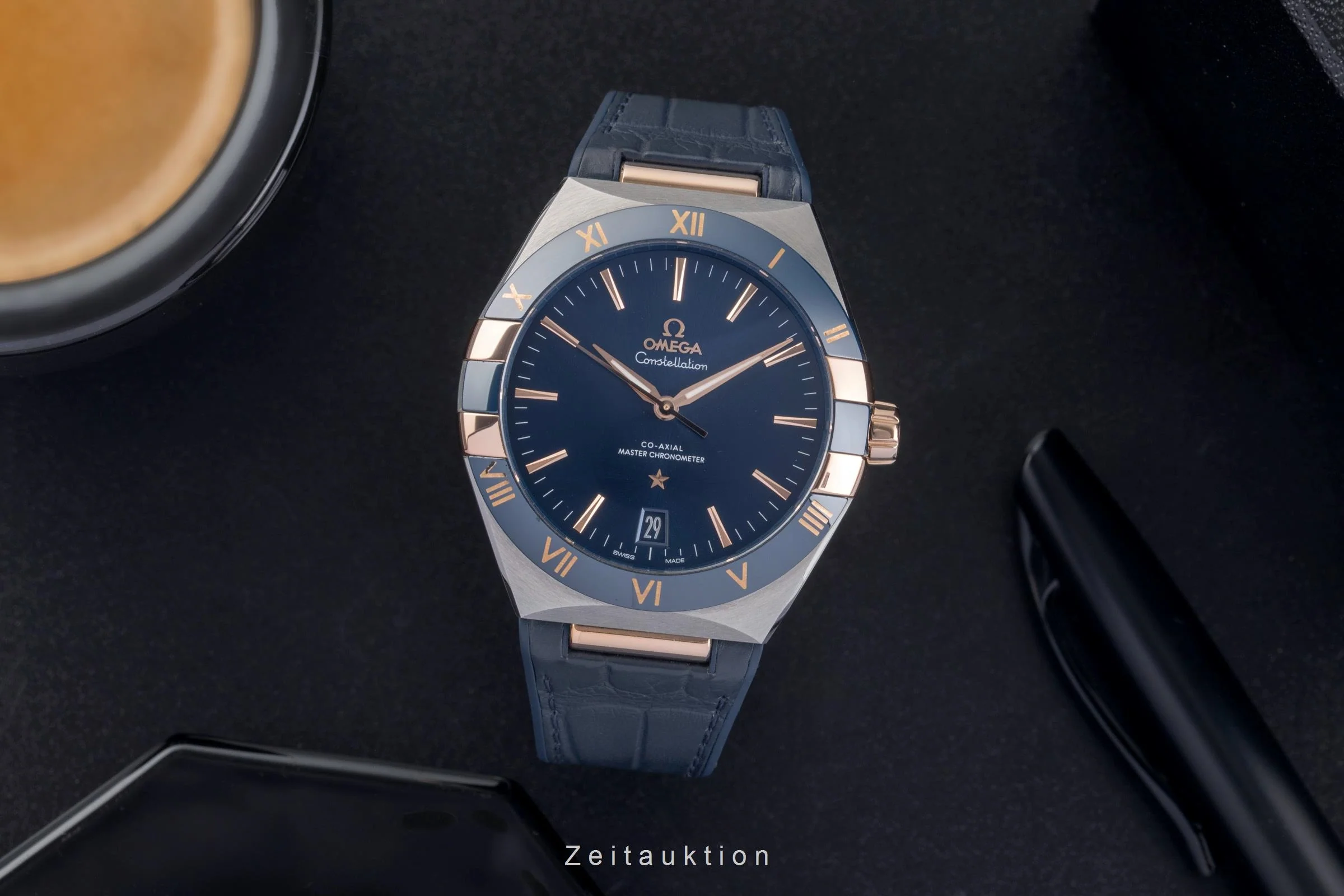 Omega Constellation steel / gold automatic men's watch 131.23.41.21.03.001  [2504622] - Image 4