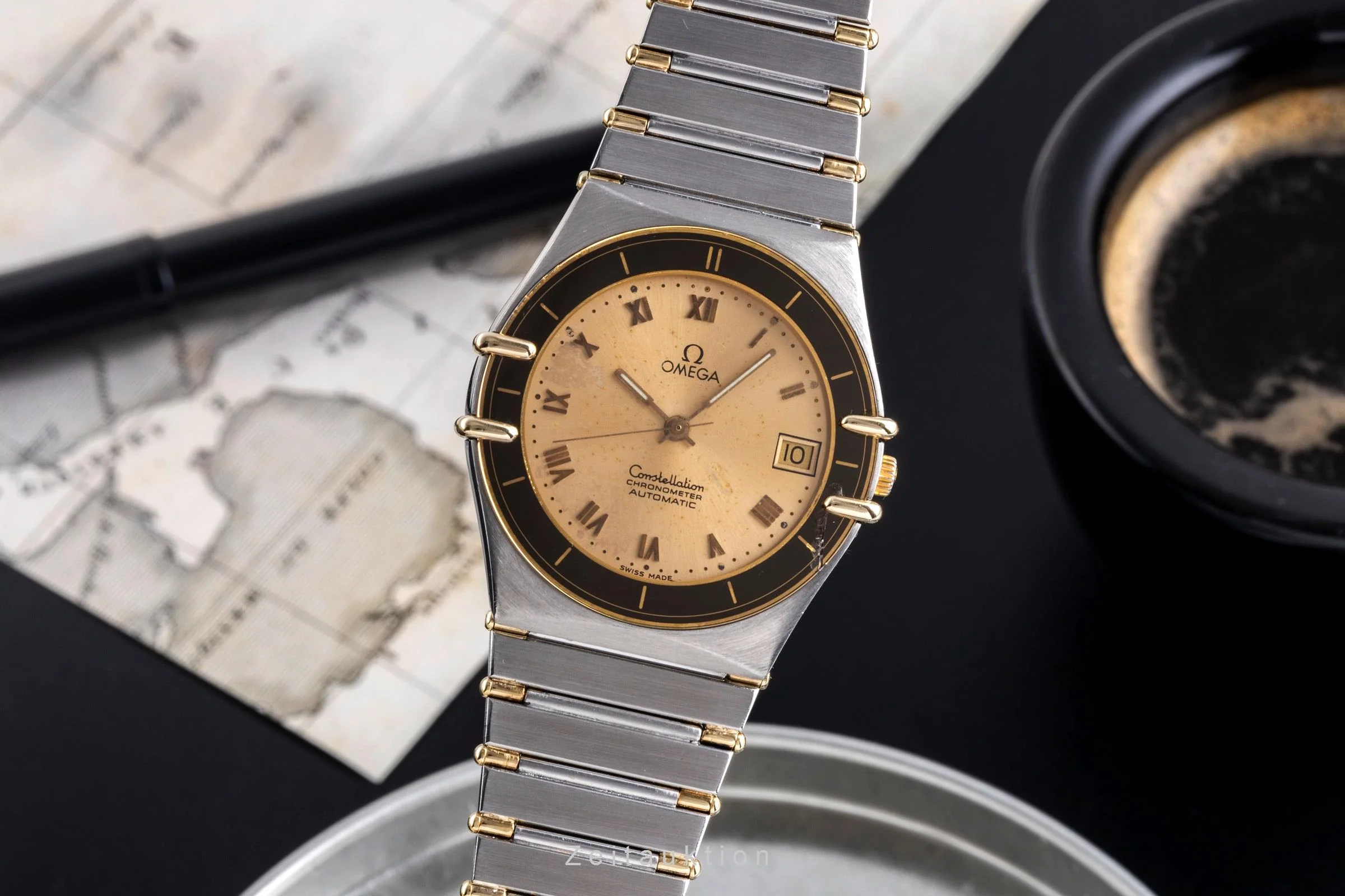 Omega Constellation steel / gold automatic men's watch 168.0068, 368.0865  [2504884] - Image 2