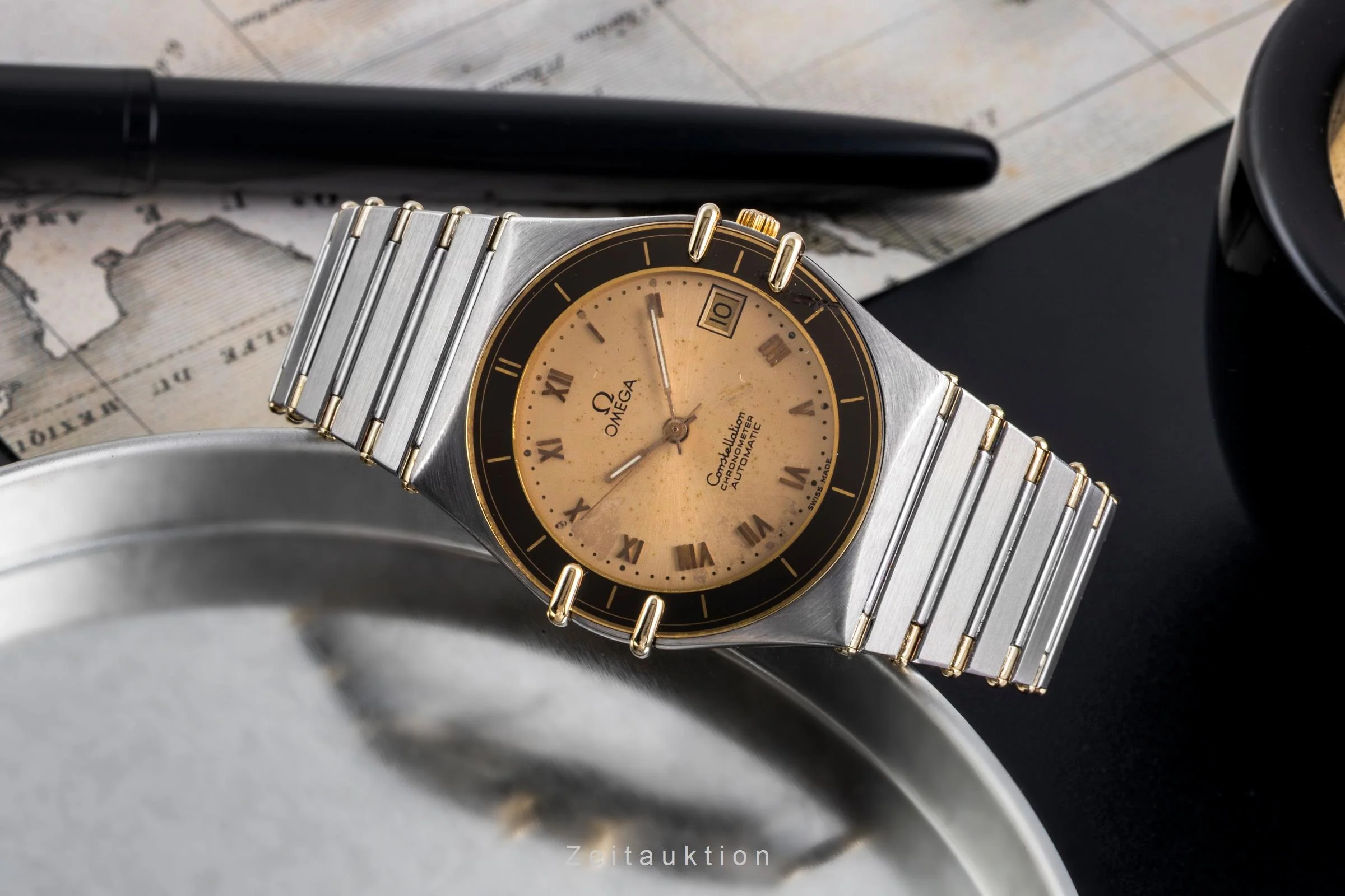 Omega Constellation steel / gold automatic men's watch 168.0068, 368.0865  [2504884] - Image 3